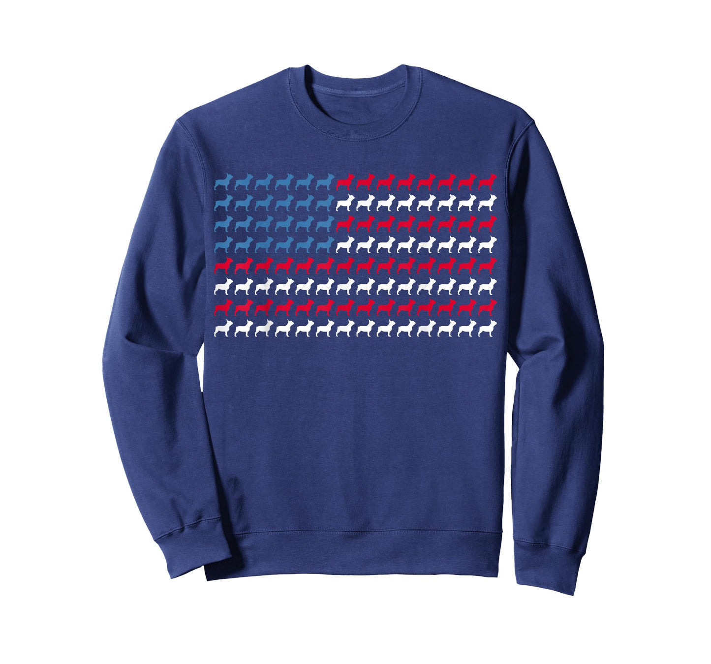 French Bulldog Patriotic American Flag Frenchie 4th Of July Men Women Kids T-Shirt