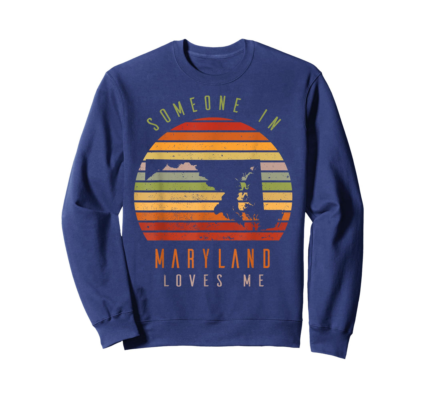 Someone In Maryland Loves Me Vintage State Retro T-Shirt