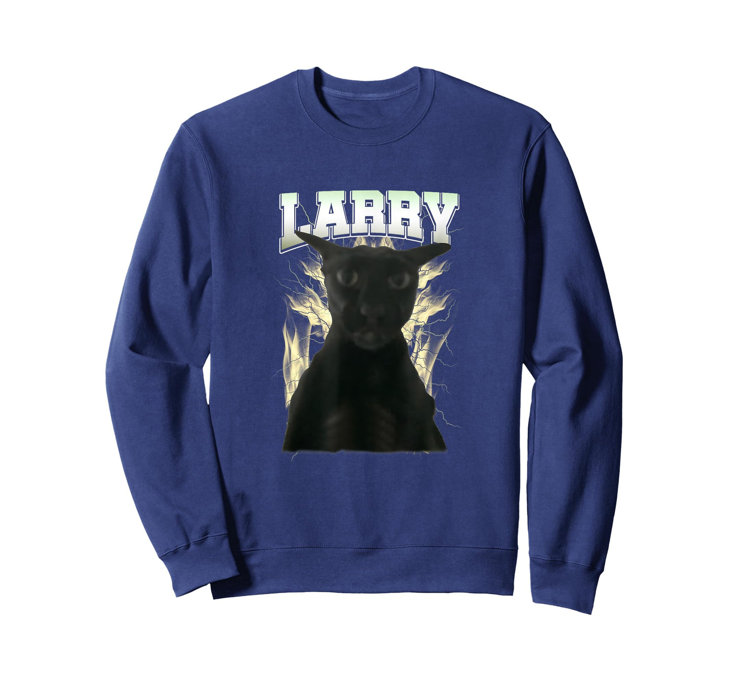 Funny Evil Larry Cat Dank Brainrot Meme Gifts, Cat Meme T-Shirt for Men Women