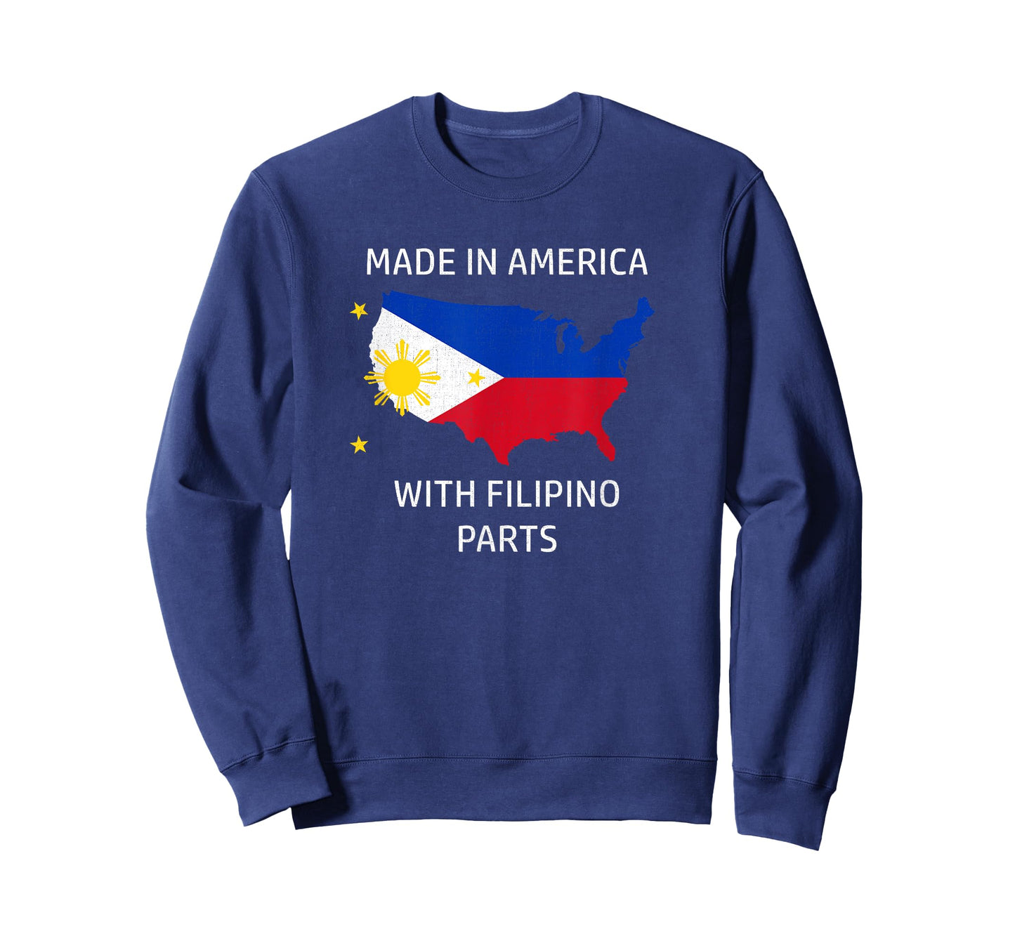 Made in America with Filipino Parts - Philippines and USA T-Shirt