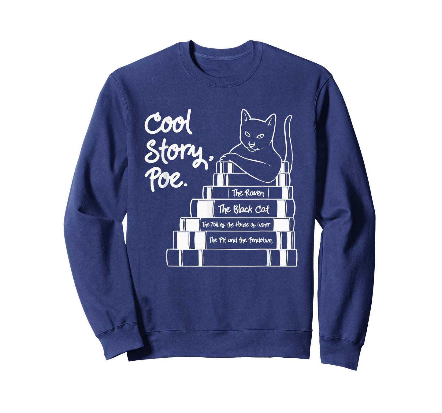 Cool Story Poe Black Cat Edgar Allan Poe T-Shirt