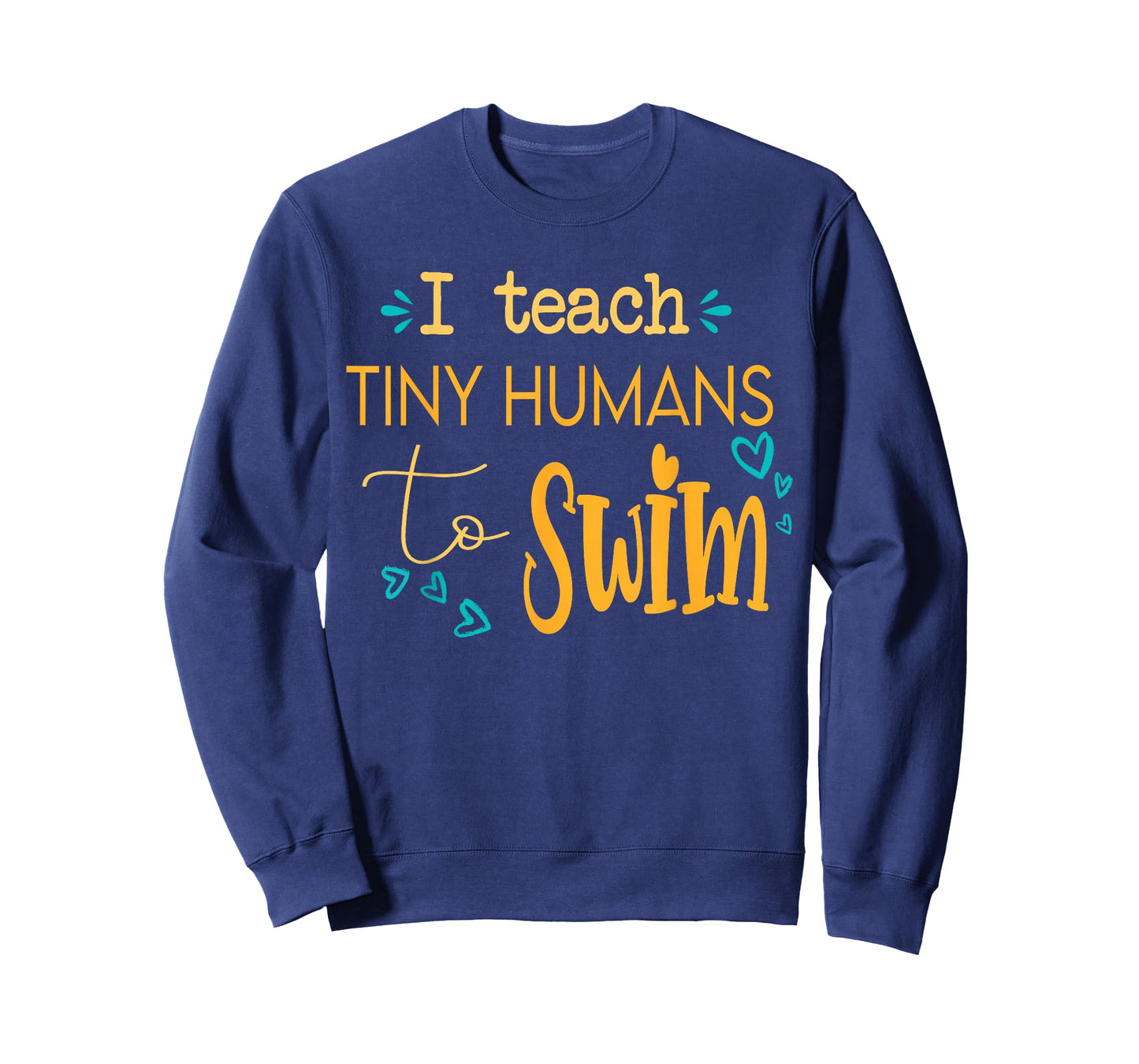 cool swim coach I teach tiny humans to swim swimming teacher T-Shirt