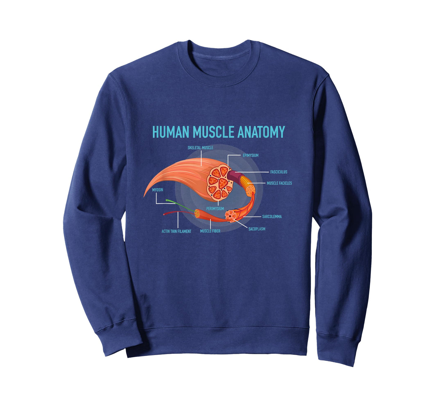 Anatomy of Human Muscle for Medic T-Shirt