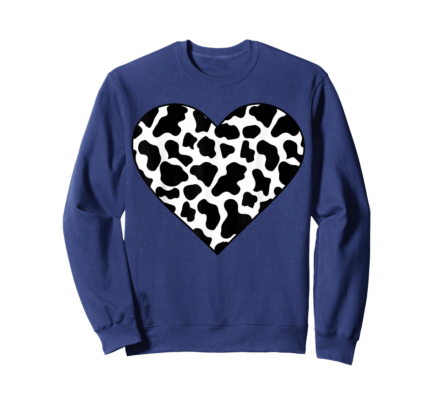 Cow-Print Heart T Shirt Women Heifer Farm Mom Mothers Day T-Shirt