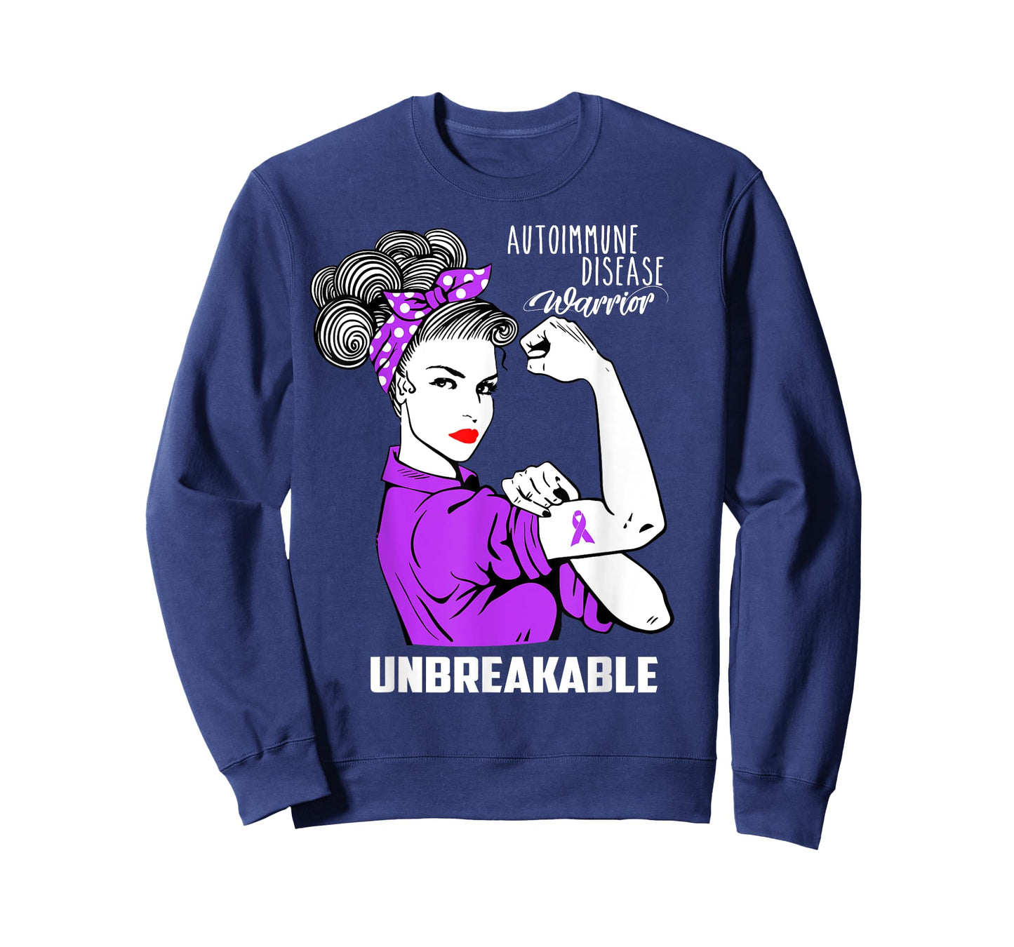 Autoimmune Disease Warrior Unbreakable Shirt Awareness Gift T-Shirt