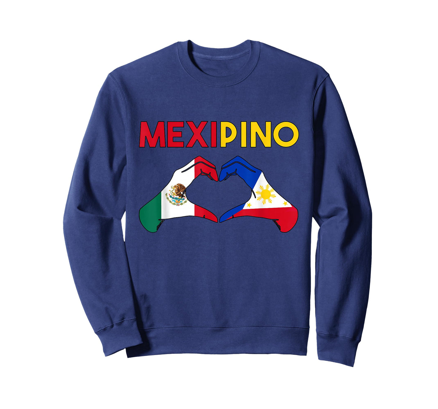 Philippines Mexico Filipino Mexipino Flag Day Mexican Heart T-Shirt