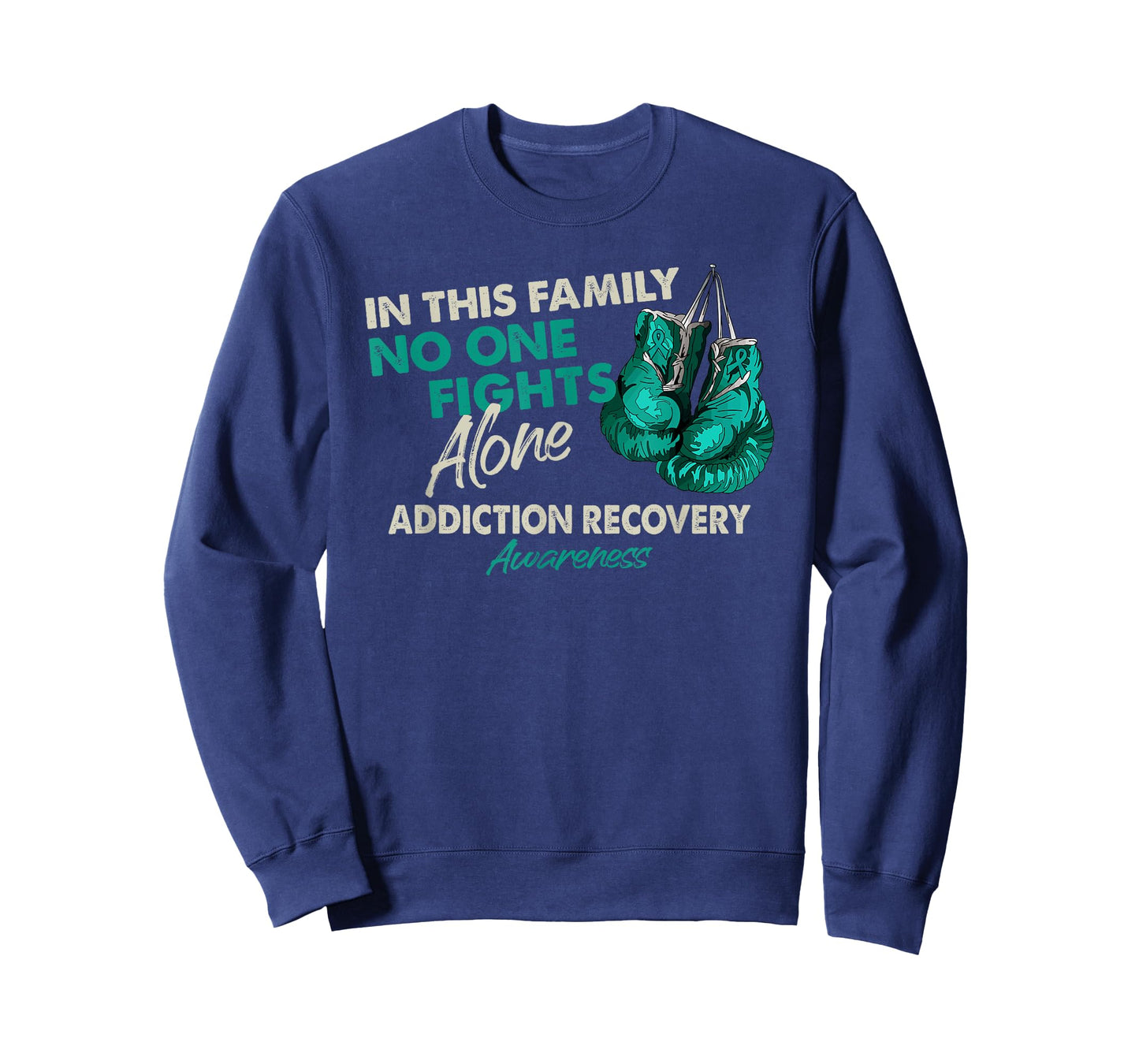 Addiction Recovery Awareness Month Gloves Ribbon T-Shirt