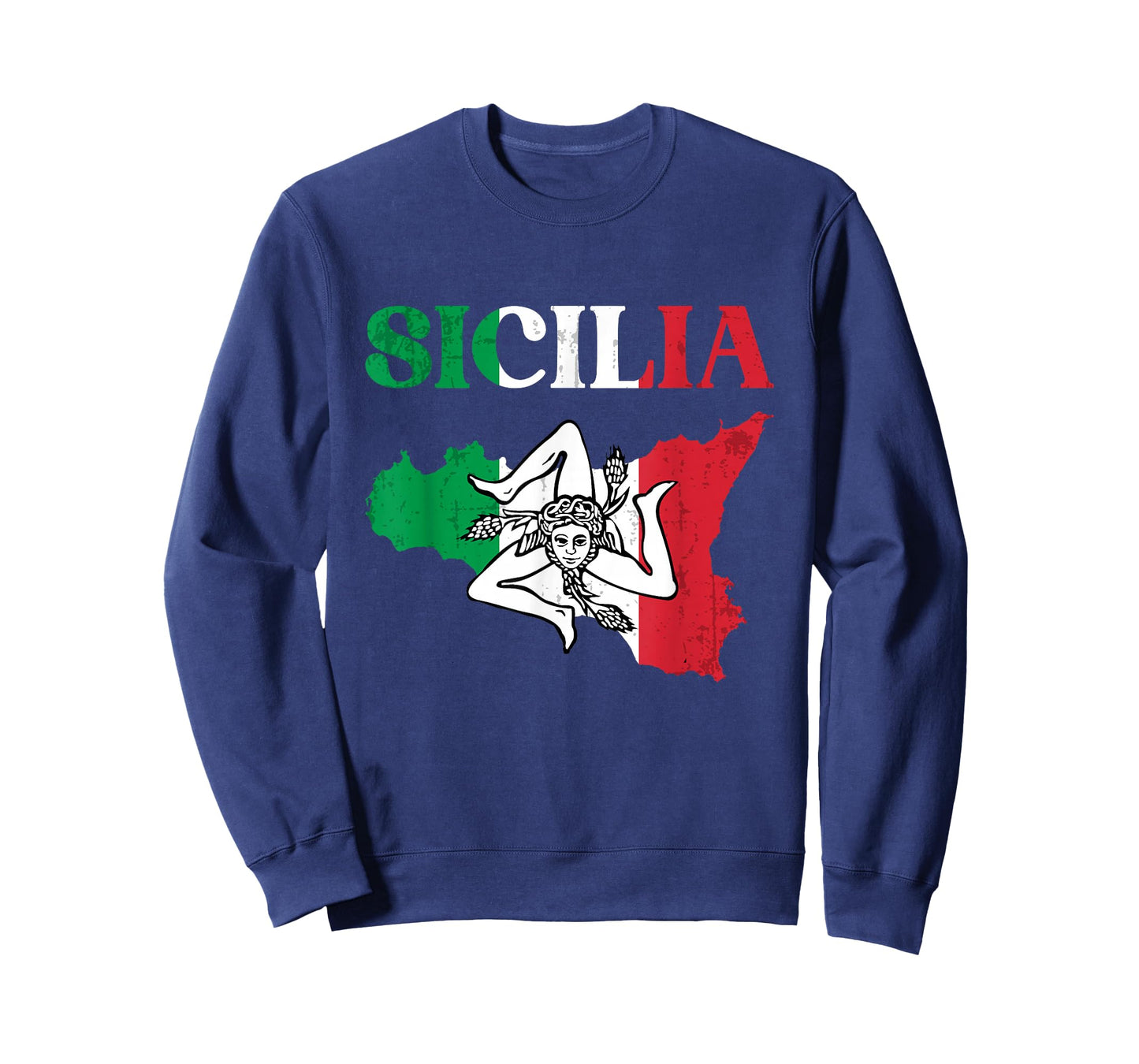 Sicilia Flag Sicily Palermo Italy T-Shirt