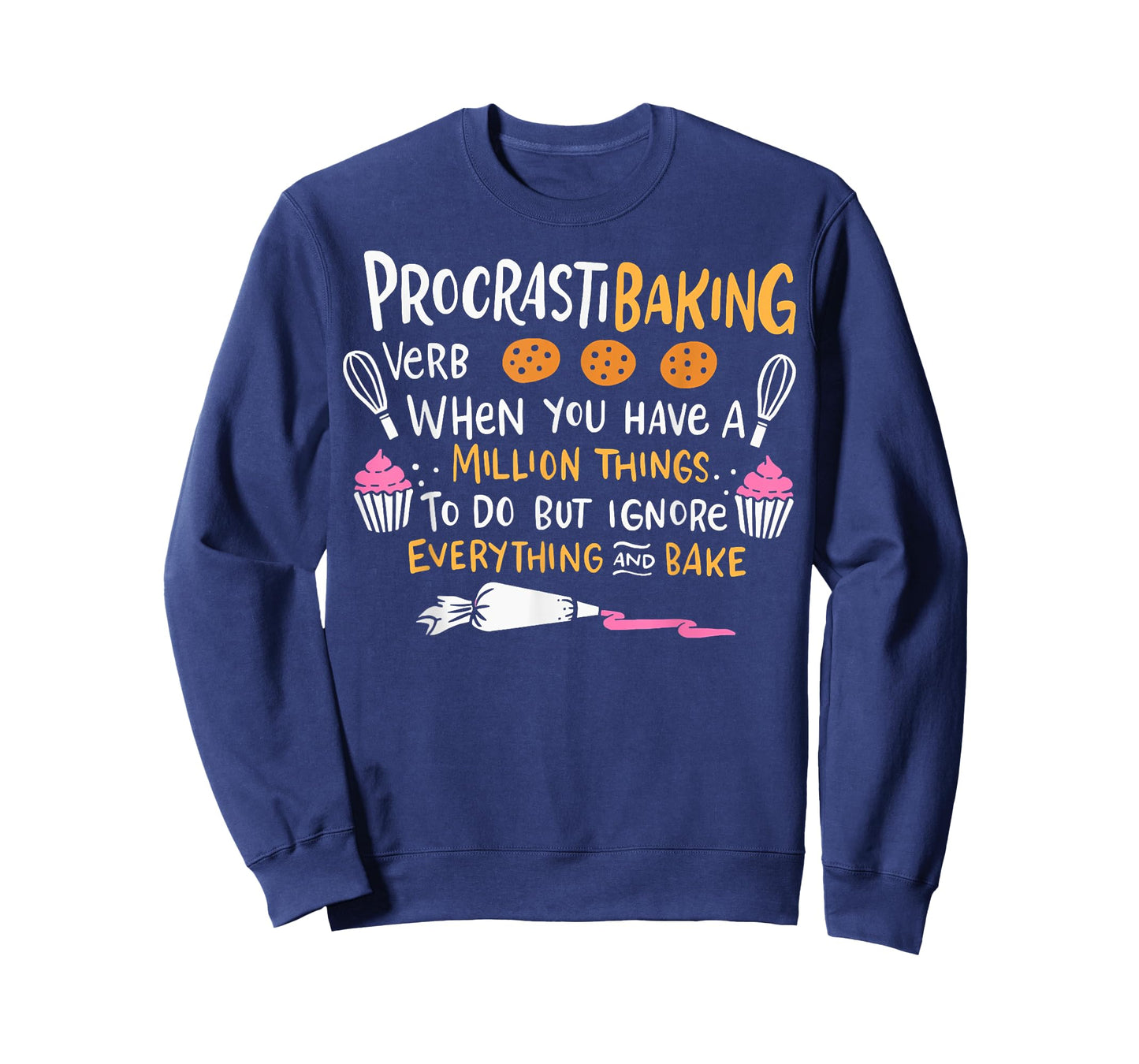 Baking Lover ProcrastiBaking Cake Decorator Baker T-Shirt