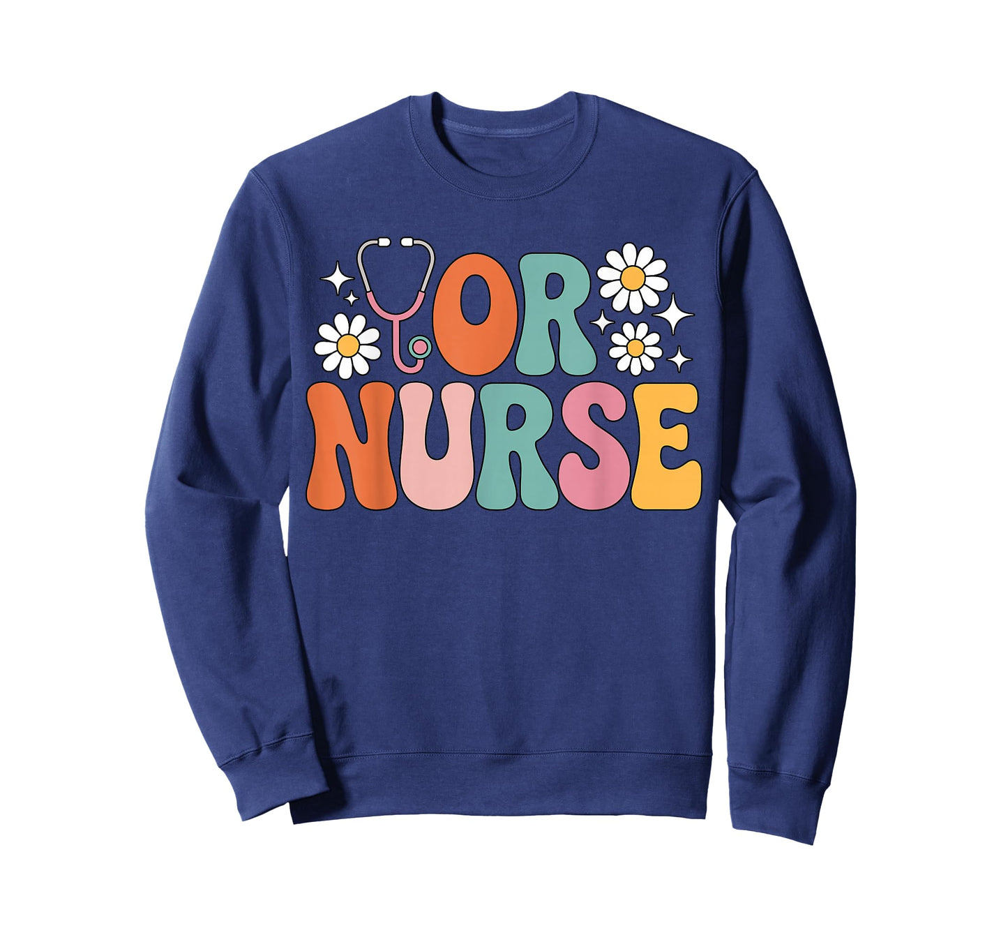 Cute Groovy OR Nursing School Medical Operating Room Nurse T-Shirt