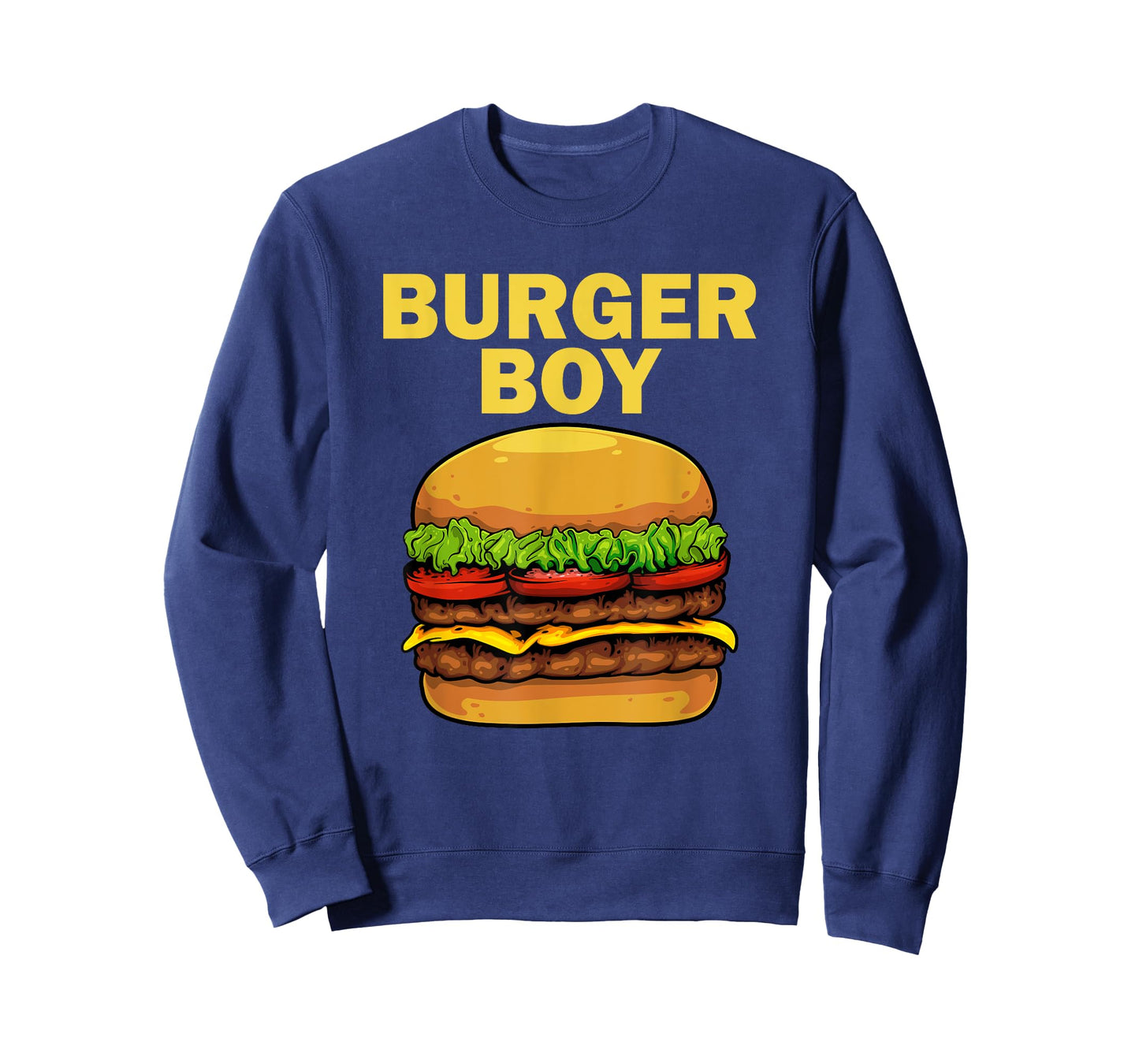 Cool Burger Art For Boys Men Hamburger Cheeseburger Lovers T-Shirt