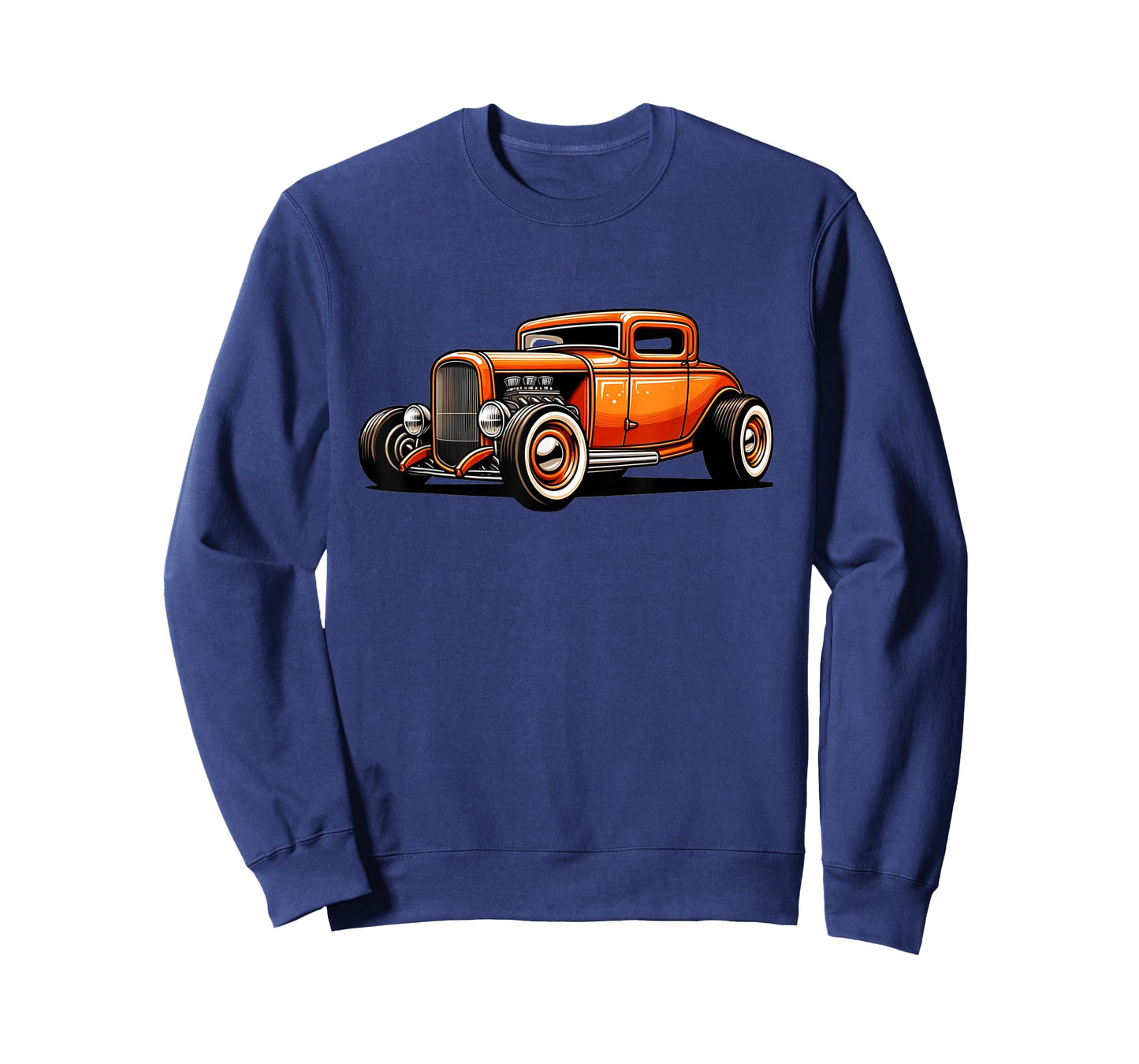 Classic Hot Rod Retro Vintage Custom Hotrod Car Illustration T-Shirt