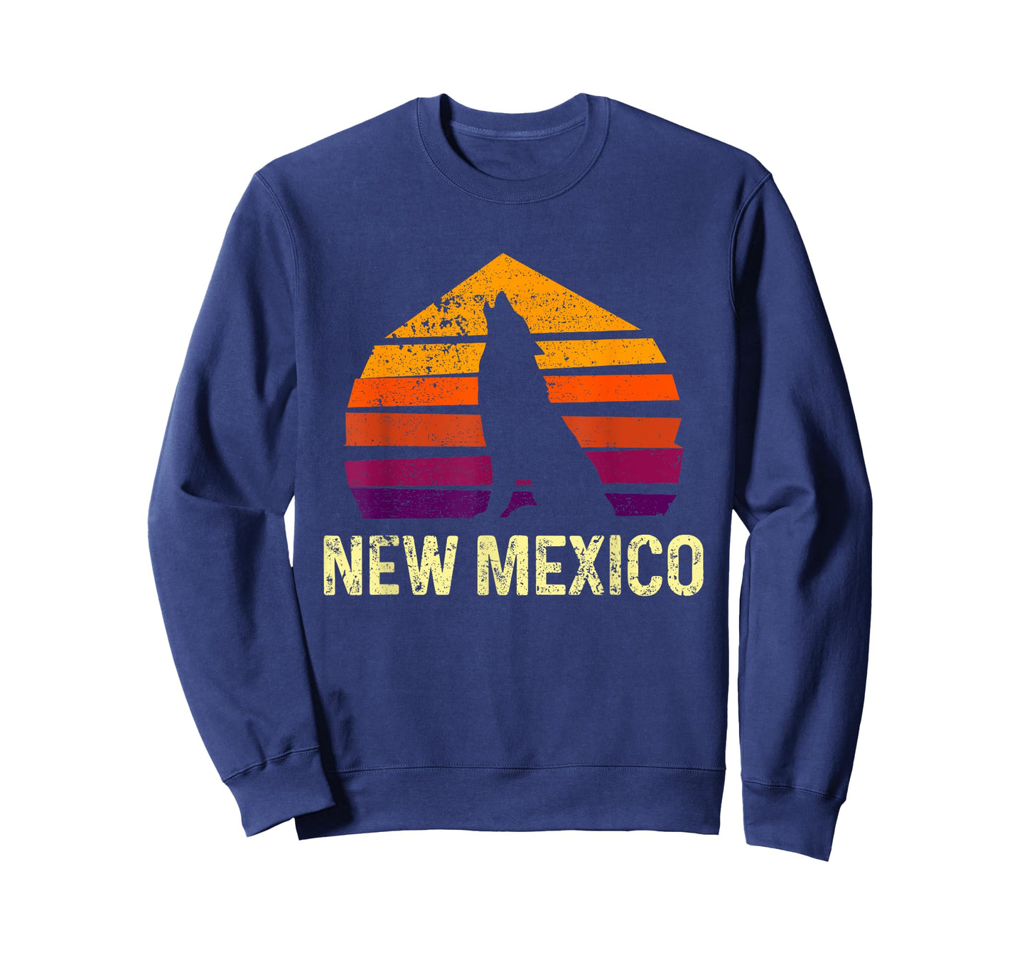 Vintage New Mexico, NM Retro Wolf Outdoor T-shirt T-Shirt