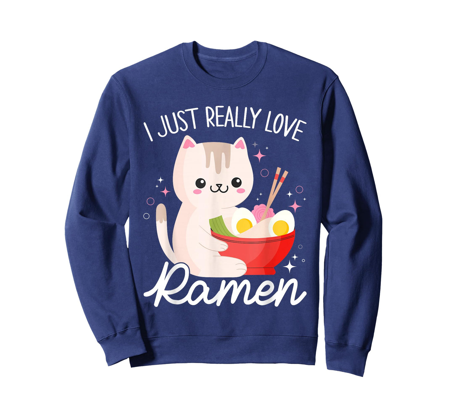 I Just Really Love Ramen Cat Anime Kawaii Otaku Clothing T-Shirt