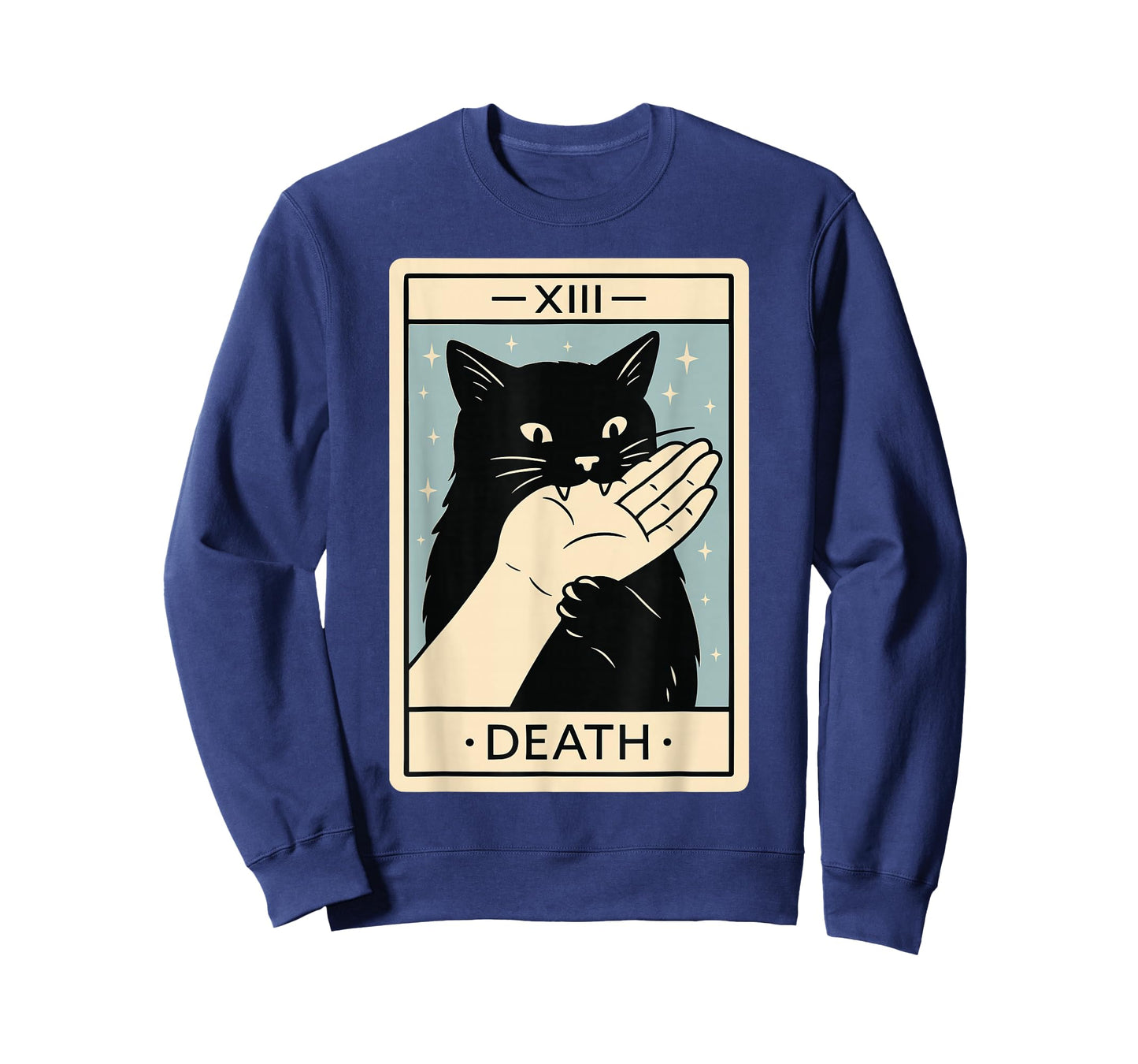 Black Cat Tarot Card Shirt, Funny Witchy Halloween Meme T-Shirt