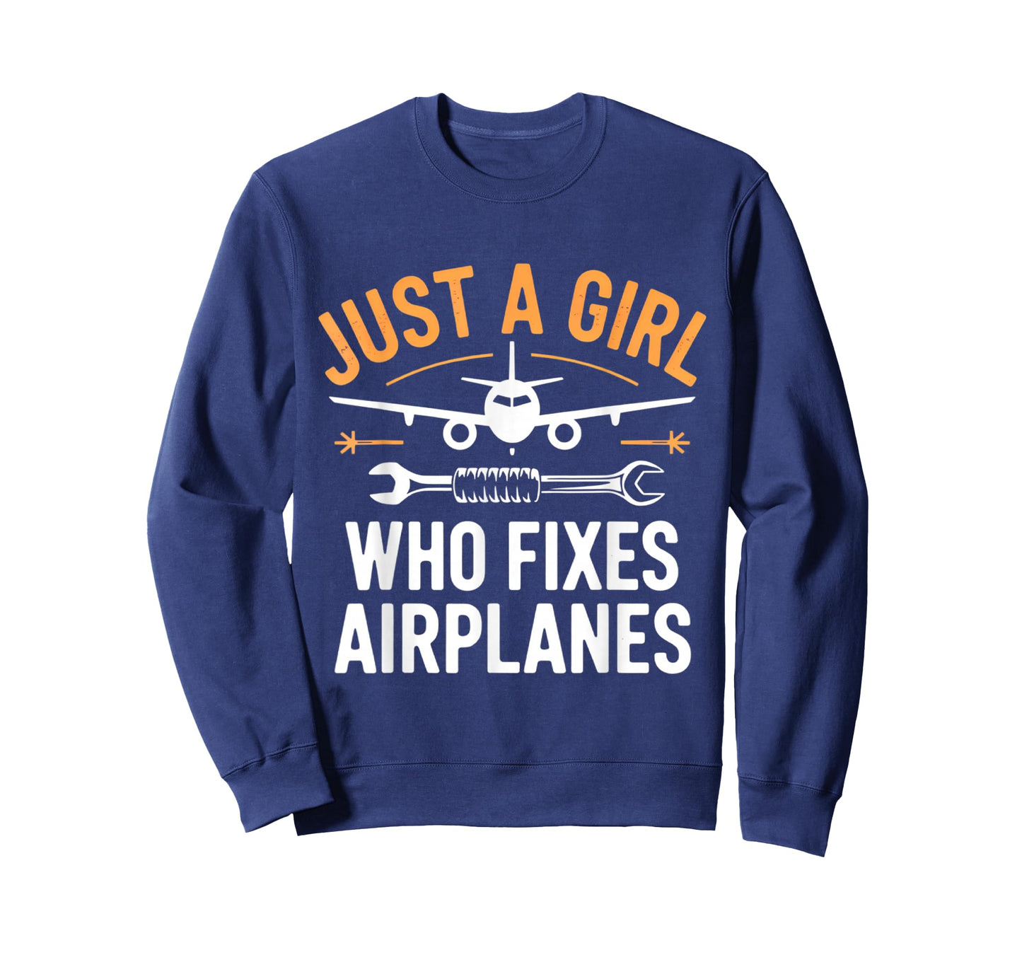 Aircraft Mechanic Women Just a Girl Who Fixes Airplanes T-Shirt
