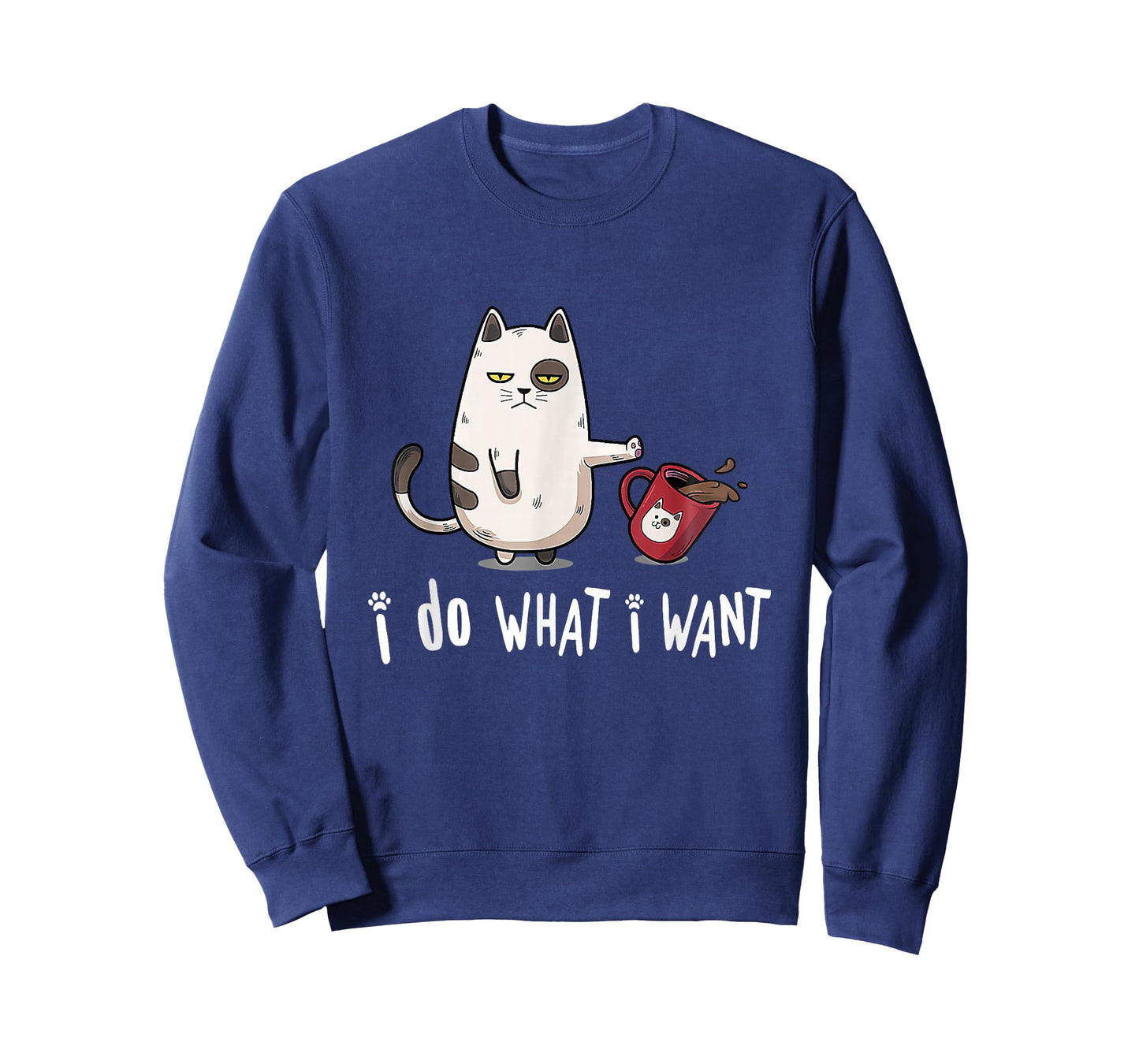 Meow I Do What I Want Vintage Black Cat Red Cup Funny My Cat T-Shirt