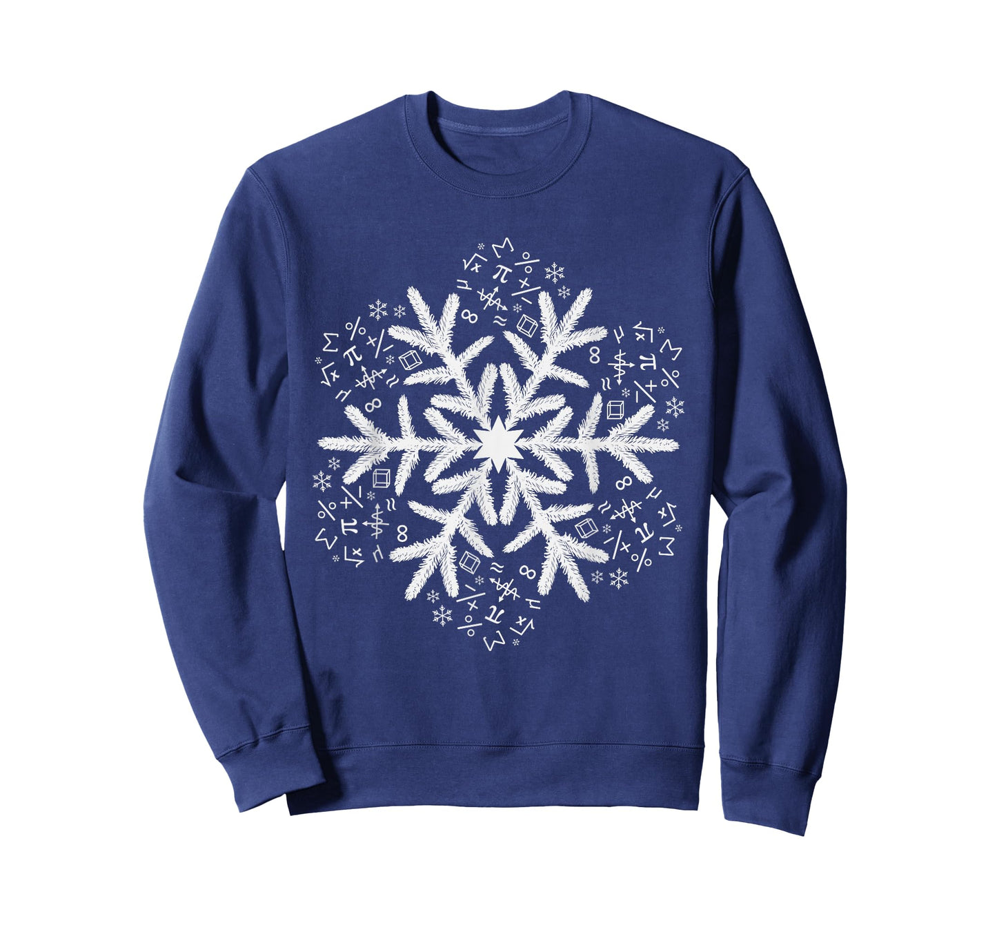 Mathematics Snowflake Christmas Math Men Women Kids T-Shirt