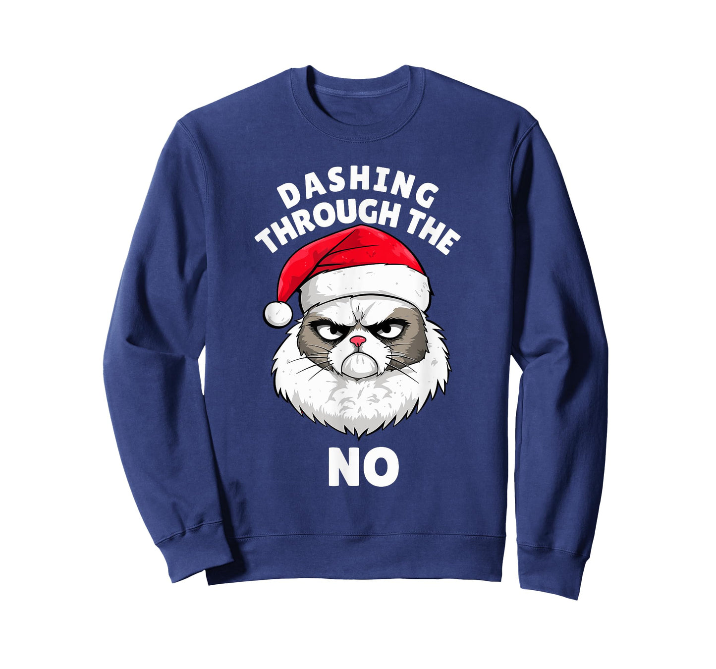 Funny Christmas Cat Meme Dashing Through The No T-Shirt