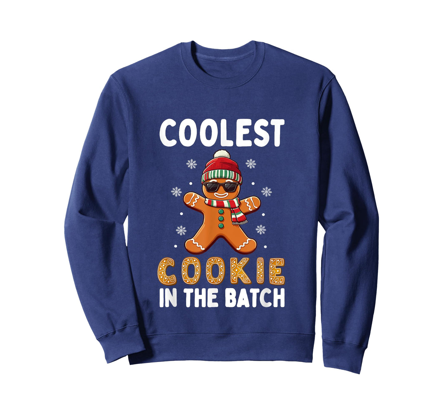Coolest Cookie In The Batch Funny Gingerbread Christmas T-Shirt