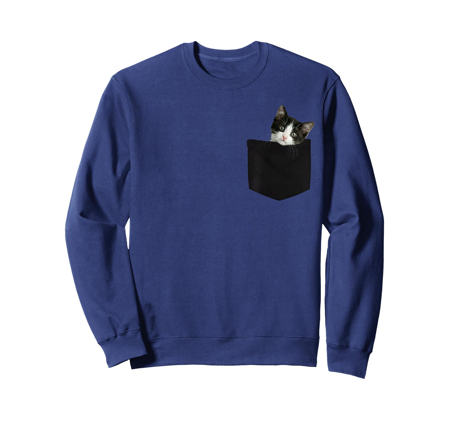 Cat Pocket Peeking Cute Cat in Pocket T-Shirt