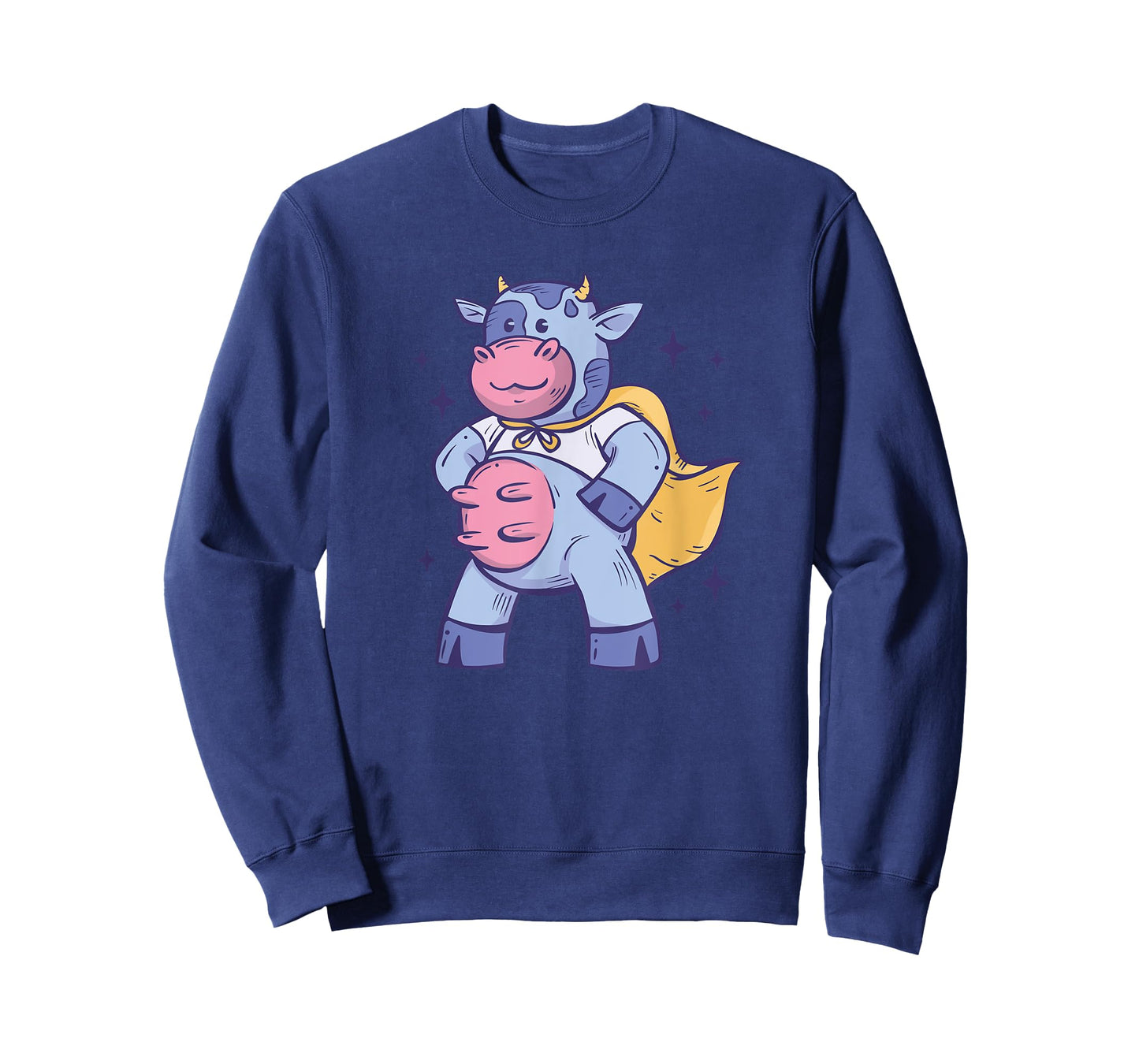 Cow In Superhero Costume Cattle, Cow Farmer T-Shirt