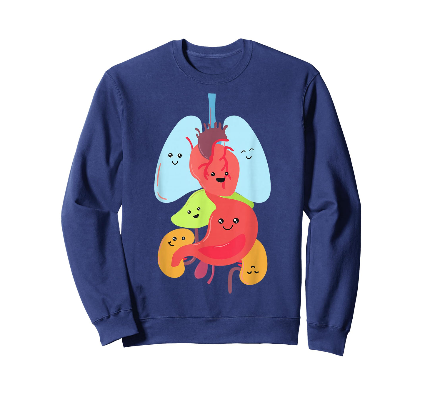 Cute Anatomy TShirt - Internal Organs Body Tee T-Shirt