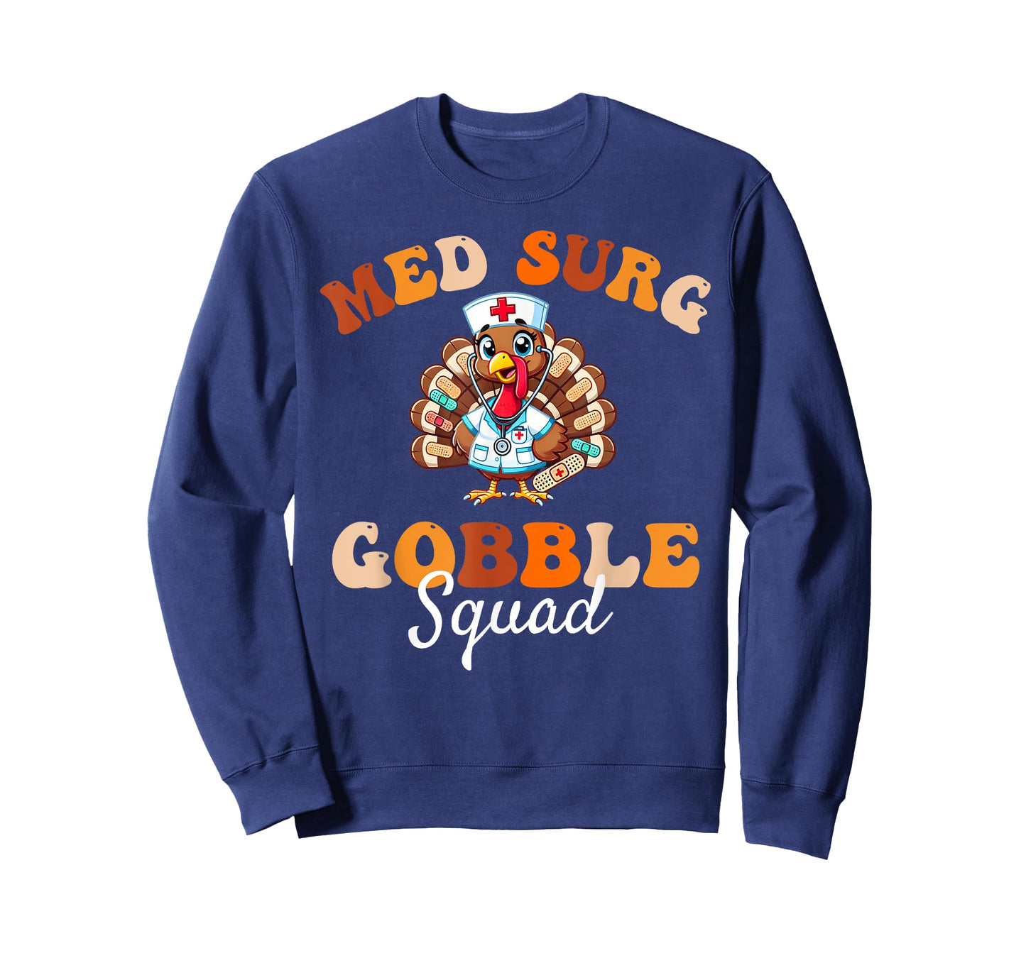 Cute Med Surg Gobble Squad Thanksgiving Medical Surgical T-Shirt