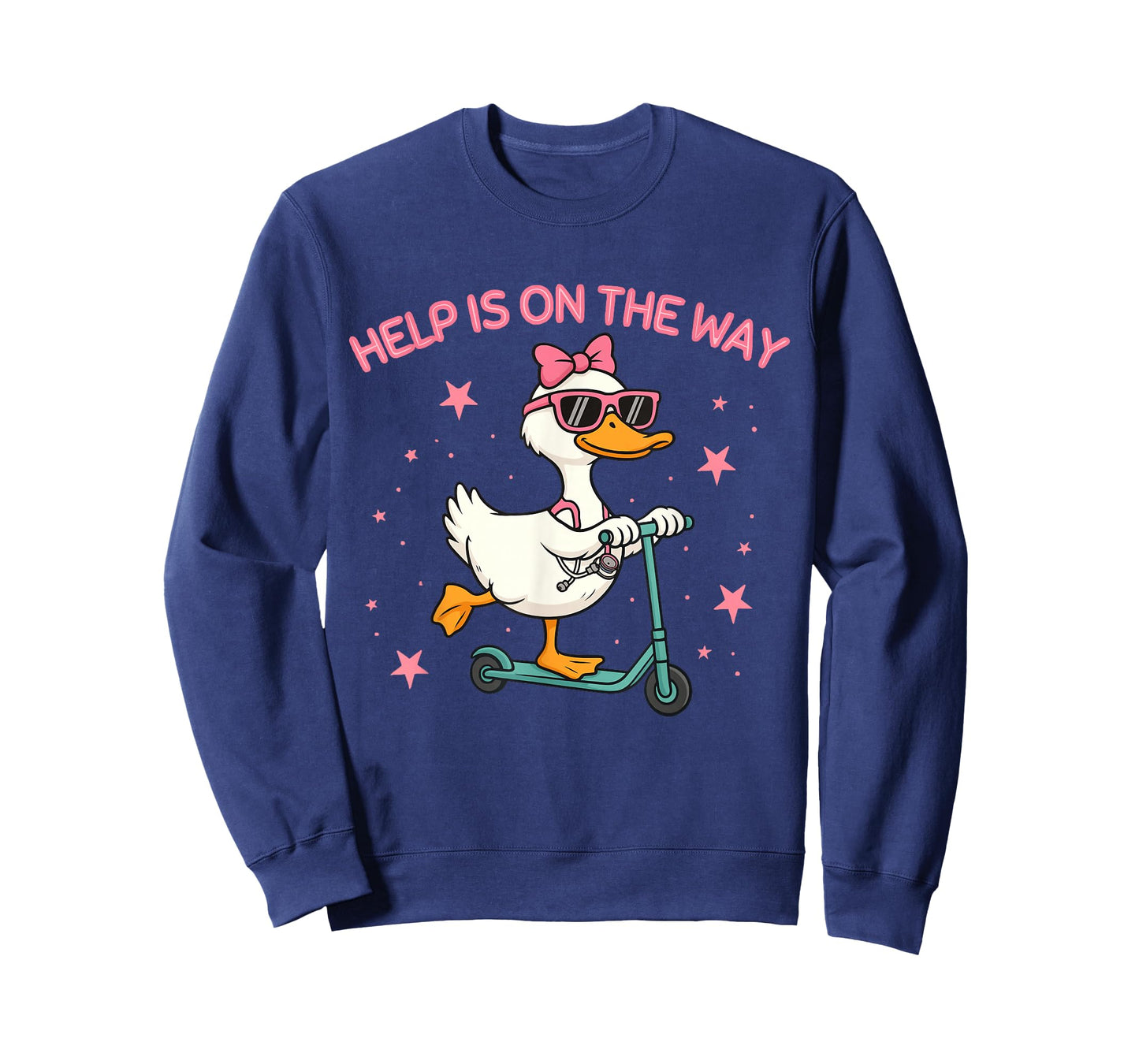 Cute Scooter Goose School Nurse Help is On The Way T-Shirt