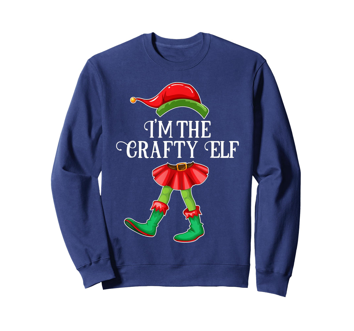 I'm the Crafty Elf Christmas Matching Family Group Gift T-Shirt