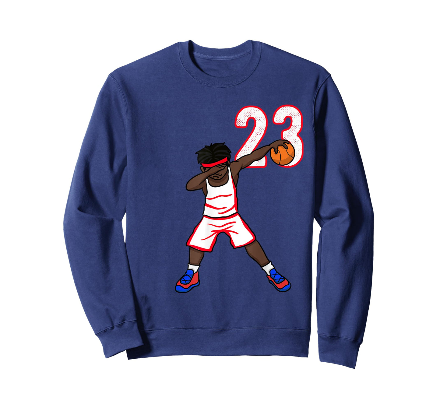 Basketball Shirt Boys Number 23 Funny Dabbing T-Shirt Dab