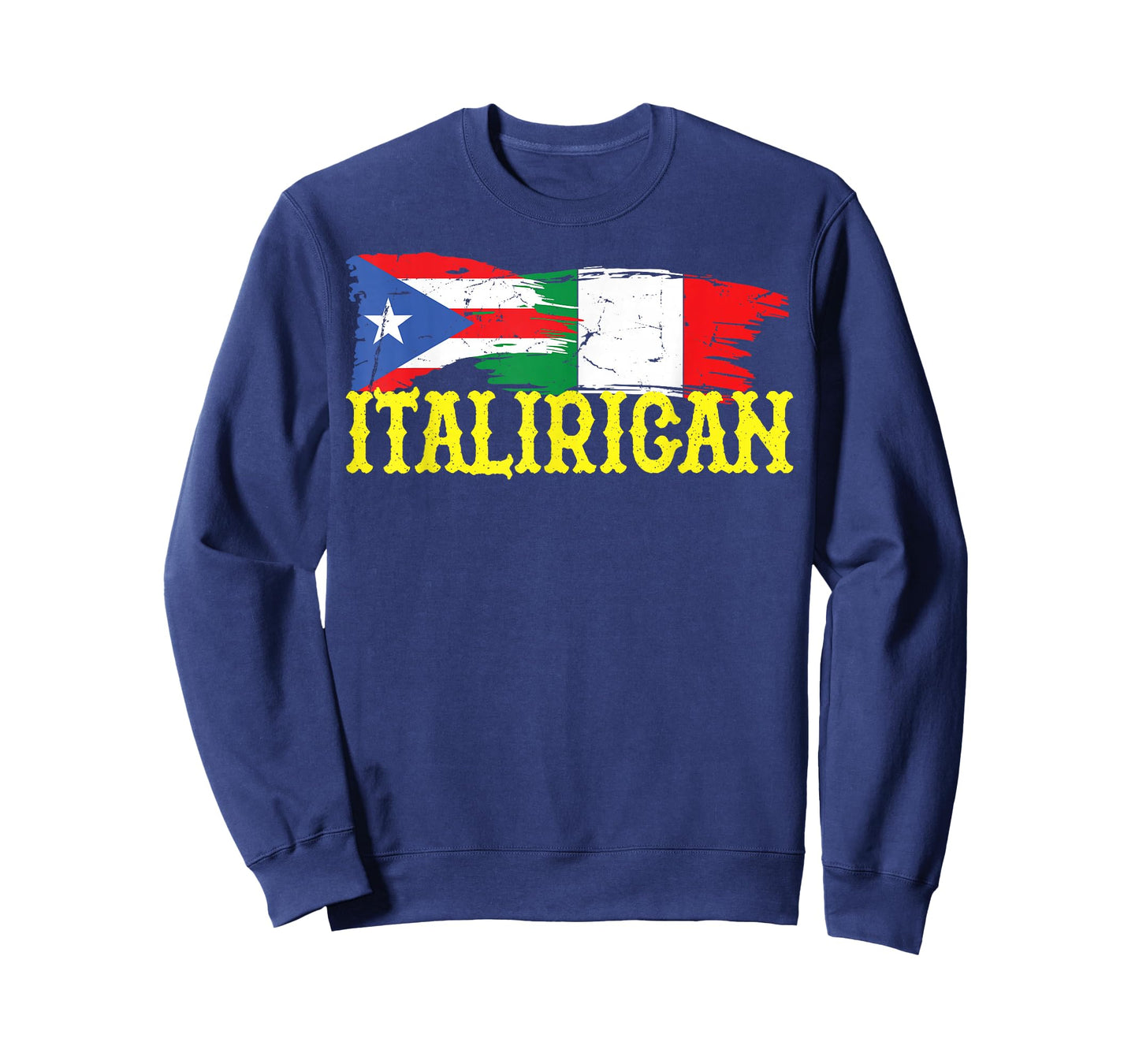 Italian Puerto Rican ItaliRican Italy Flag Puerto Rico Flag T-Shirt