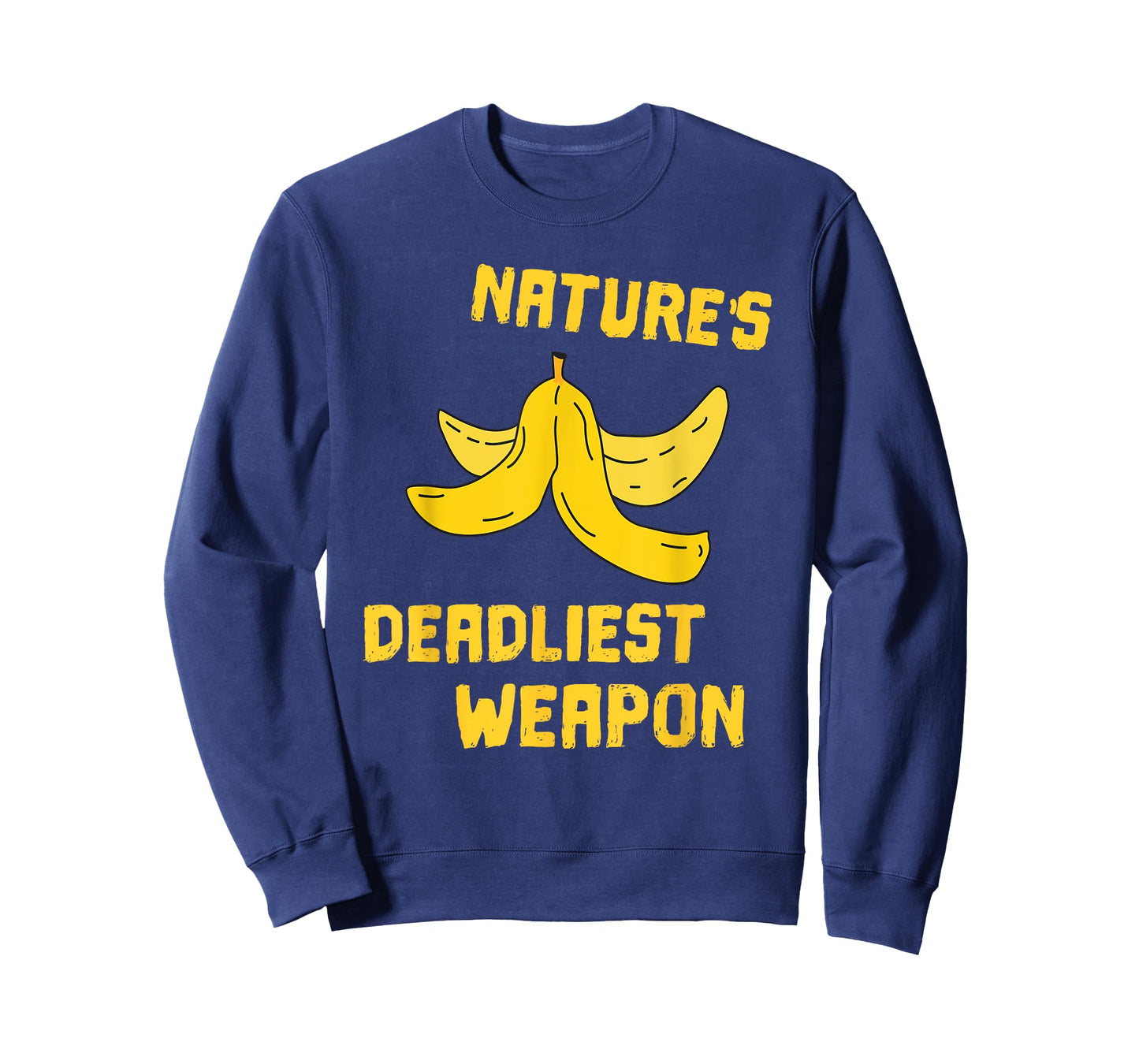 FUNNY NATURES DEADLIEST WEAPON T-SHIRT Banana Fruit Joke T-Shirt