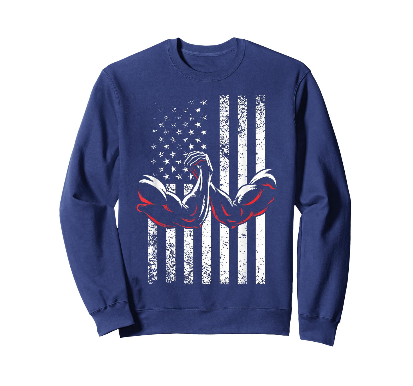 USA Flag Arm Wrestling Table Patriotic Armwrestling Machine T-Shirt