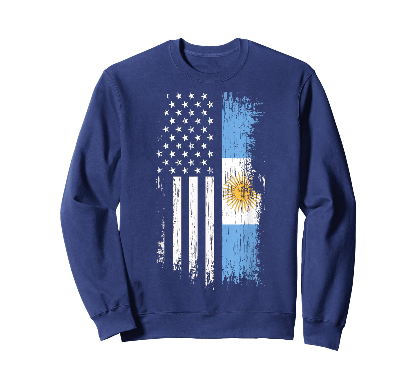 Argentinian American Flag T Shirt - Argentina USA Shirt Women Kids Men T-Shirt