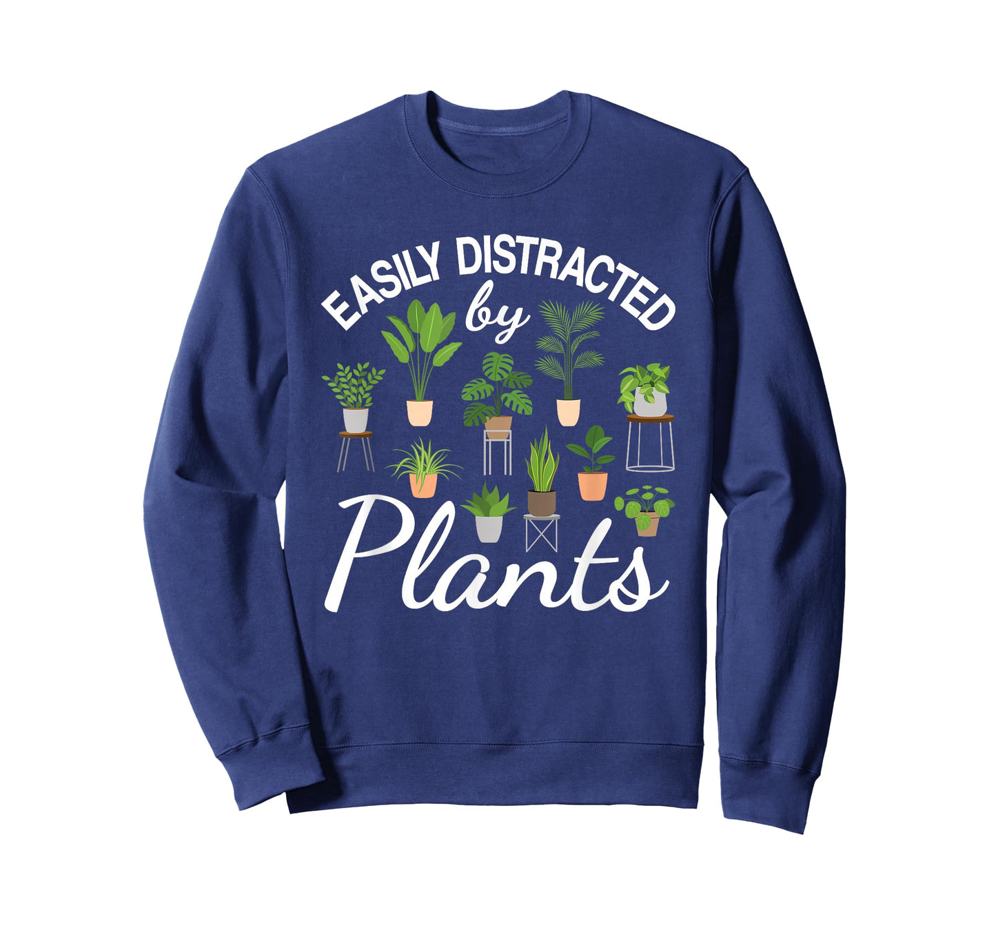 Cute Easily Distracted by Plants Succulent Garden Gardening T-Shirt