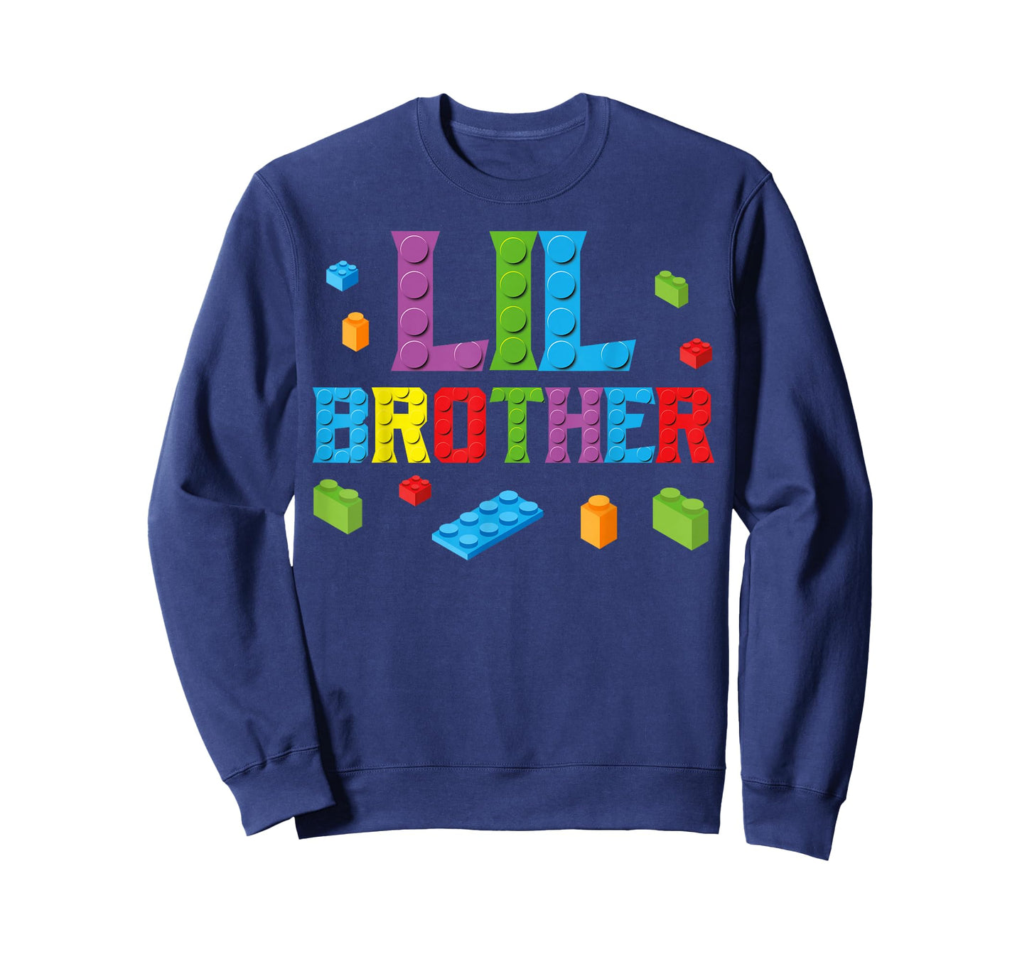 Lil Brother Master Builder Building Bricks Blocks Family Set T-Shirt