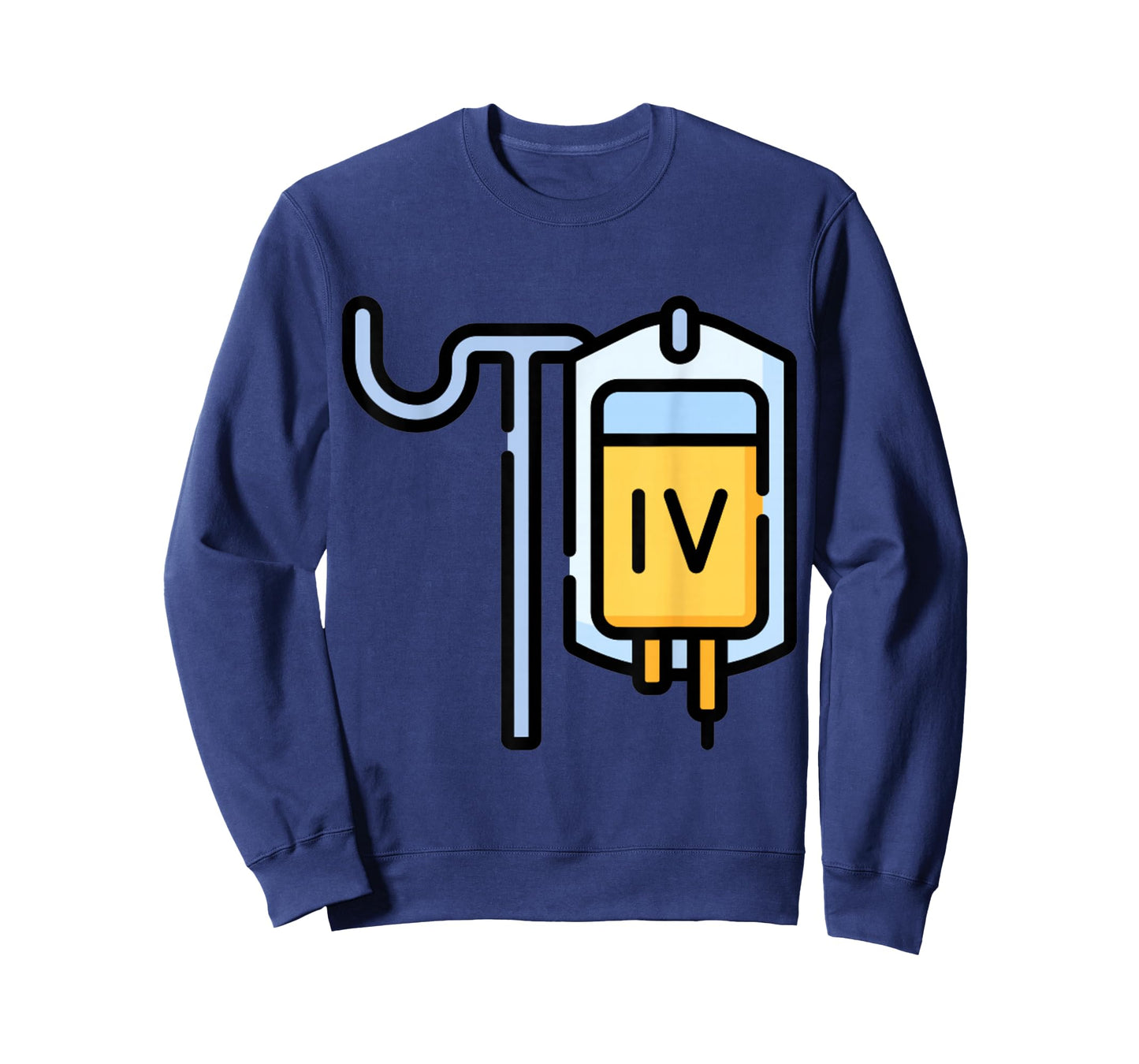 Clever Witty IV Designs Really Like IV Intravenous Drips Drip IV Dripping T-Shirt, Small, Black