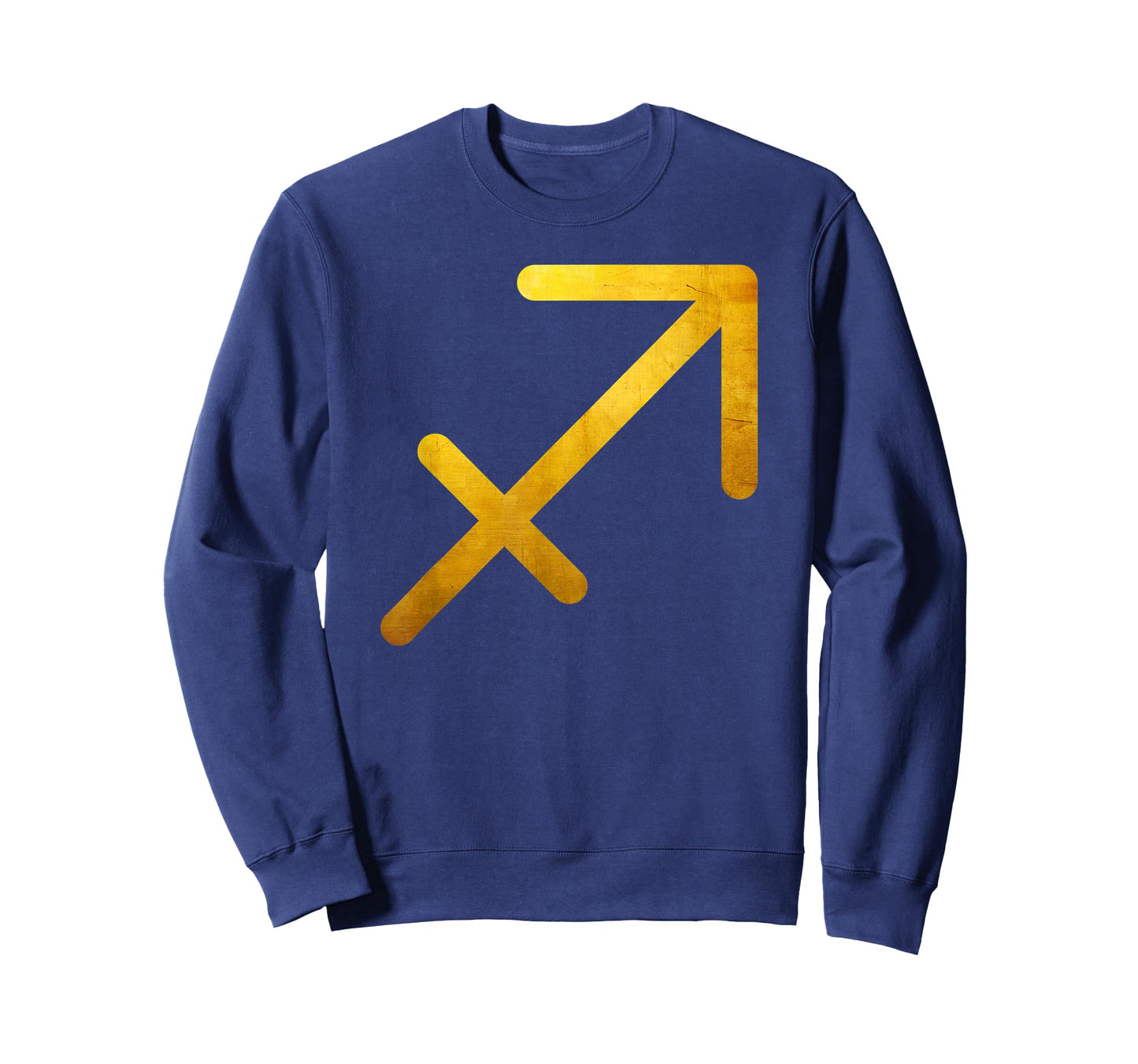 Vintage Gold Sagittarius Zodiac Symbol Art Astrology Star T-Shirt