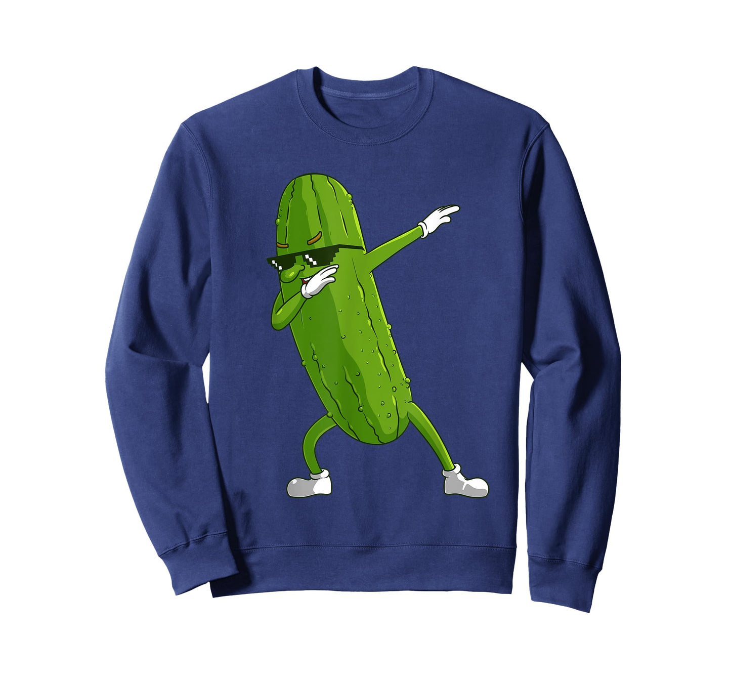 Funny Dabbing Pickle Gift | Cute Dancing Cucumber Men Women T-Shirt