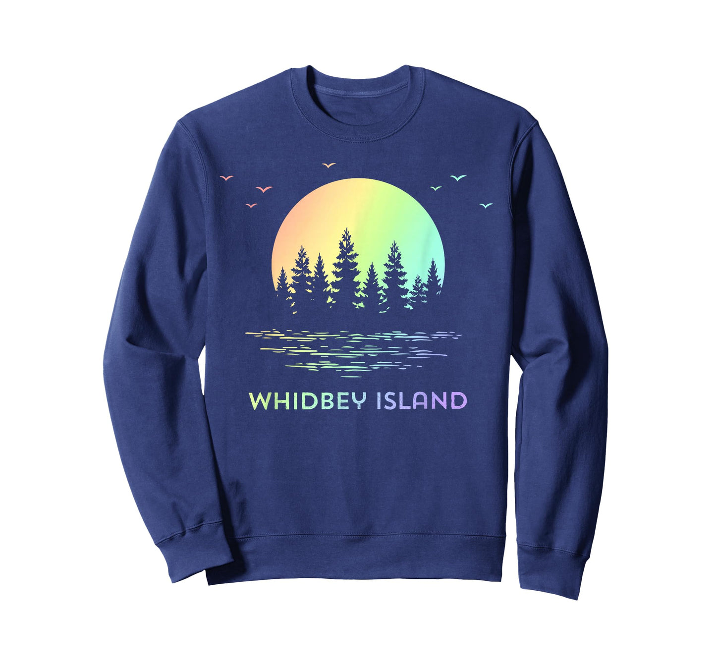 Whidbey Island Washington Sunset Design Nature T-Shirt