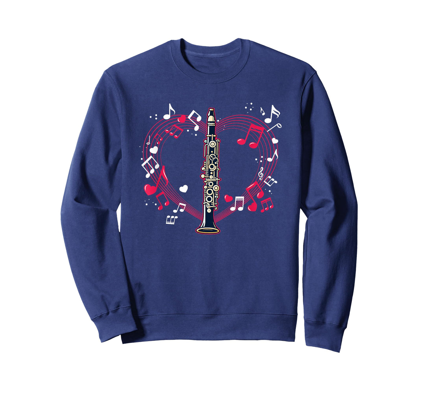 Clarinetist Player Marching Band Music Notes Clarinet T-Shirt