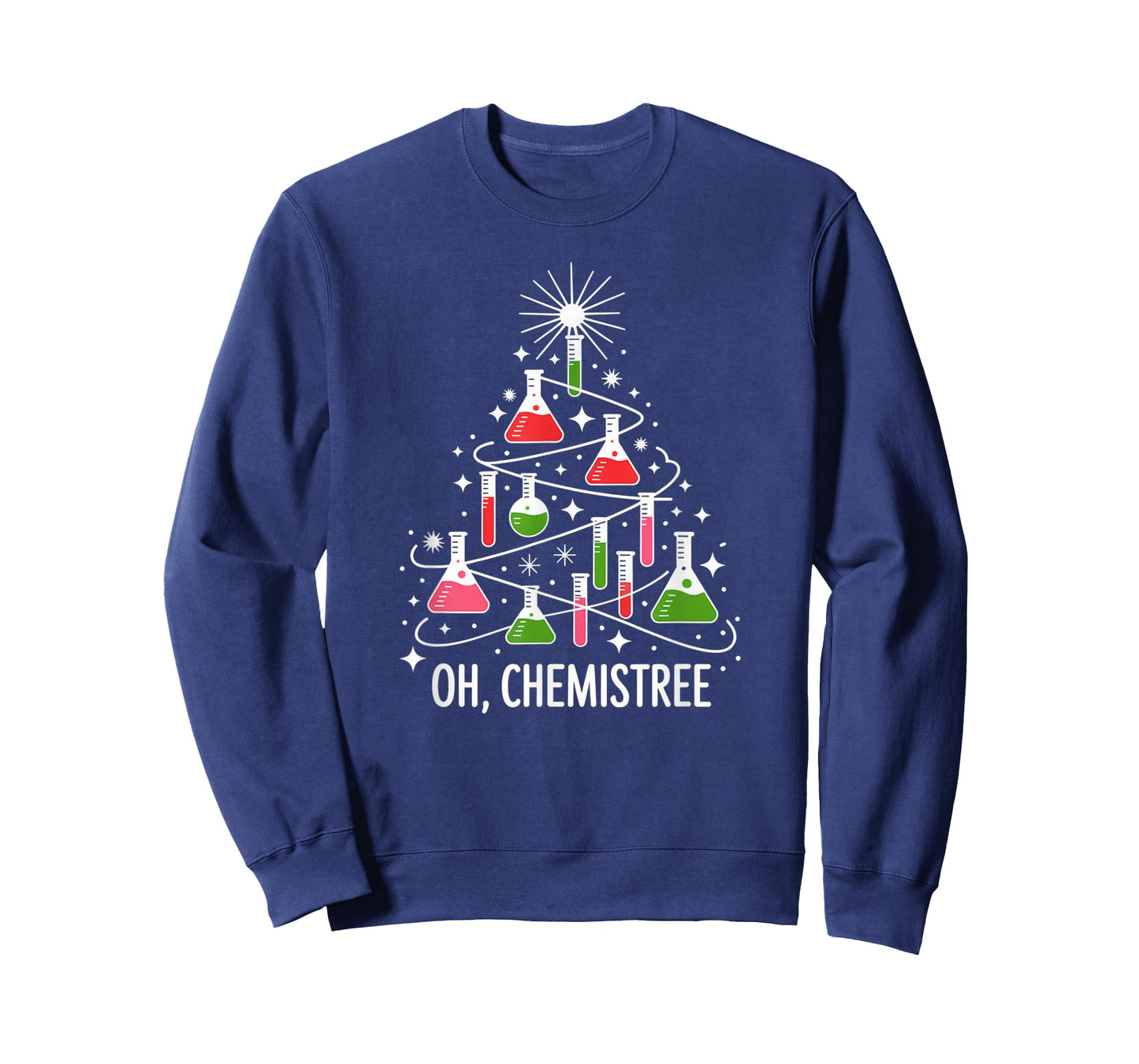 Chemistry Christmas Tree Science Humor Holiday Pun T-Shirt