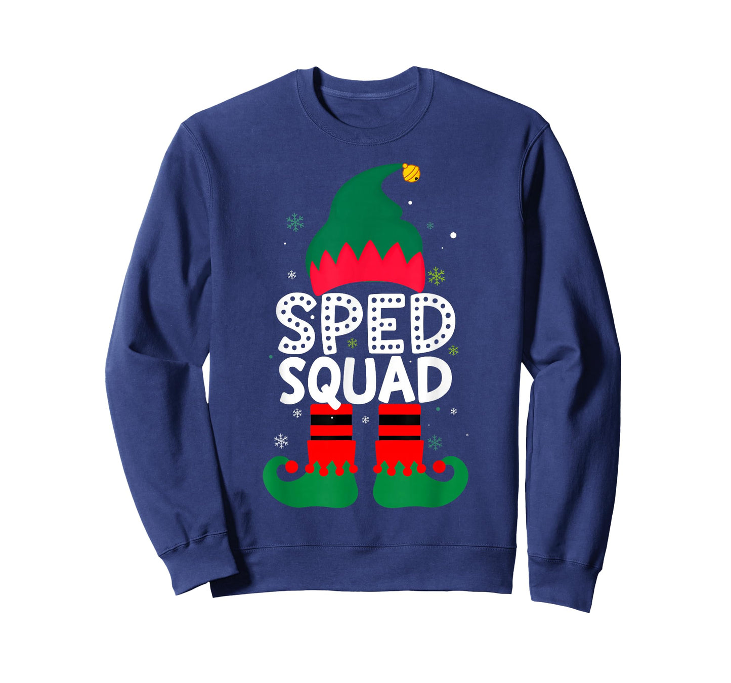 Sped Squad Special Education for Santa Family Christmas elf T-Shirt