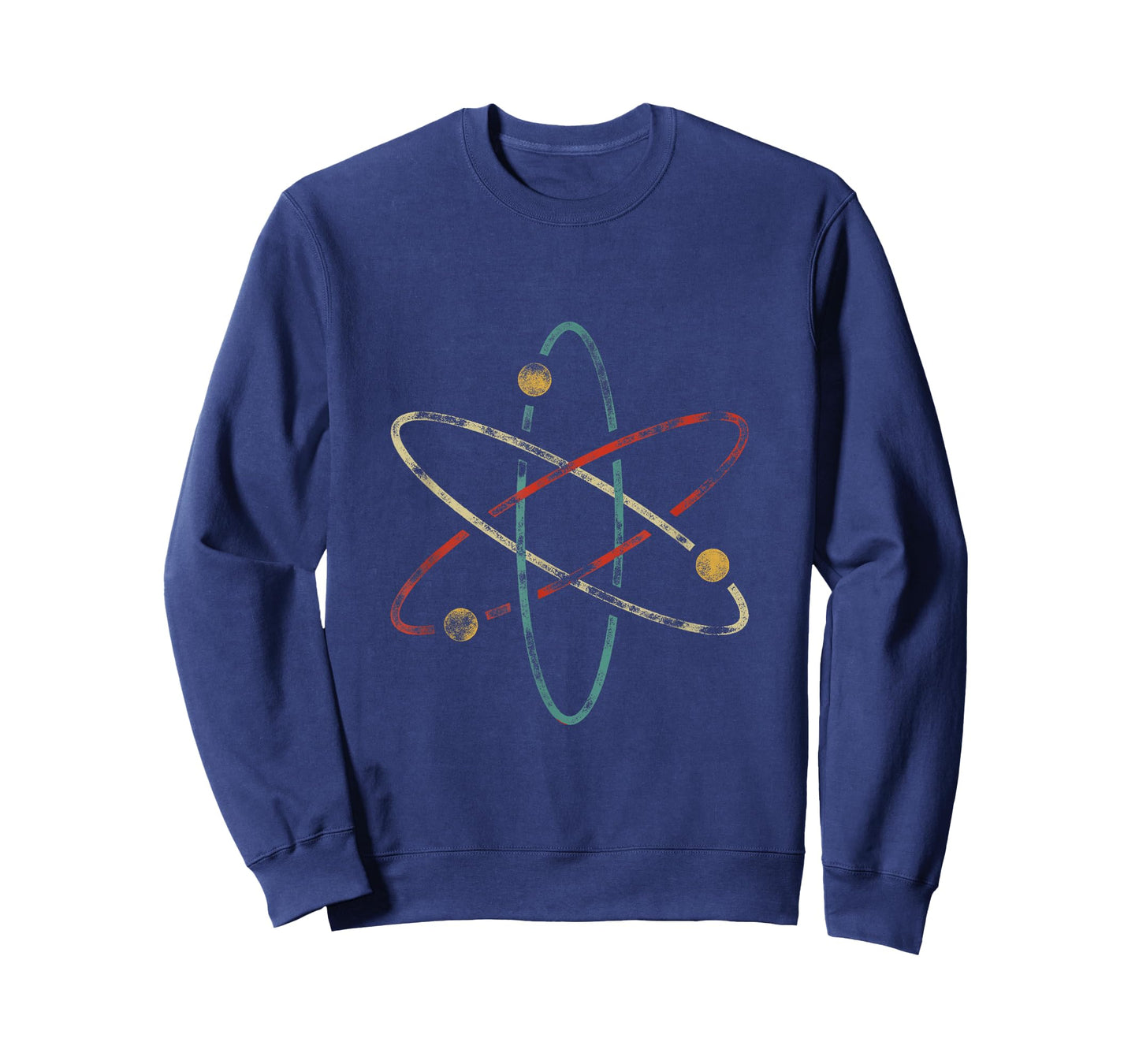 Chemistry & Periodic Table Quotes Retro Atom Chemistry T-Shirt - Unisex-Adults/Kids - Black - Short Sleeve - Small - Crew Neck - Classic Fit - Polyester 100%