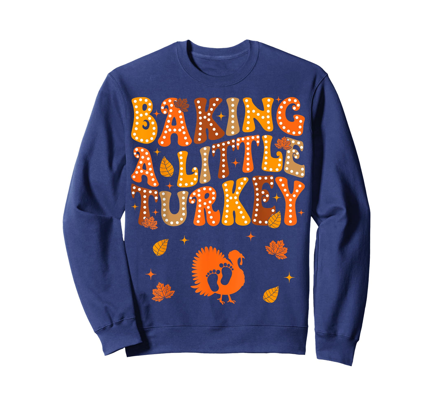 Baking A Little Turkey Thanksgiving Pregnancy Announcement T-Shirt