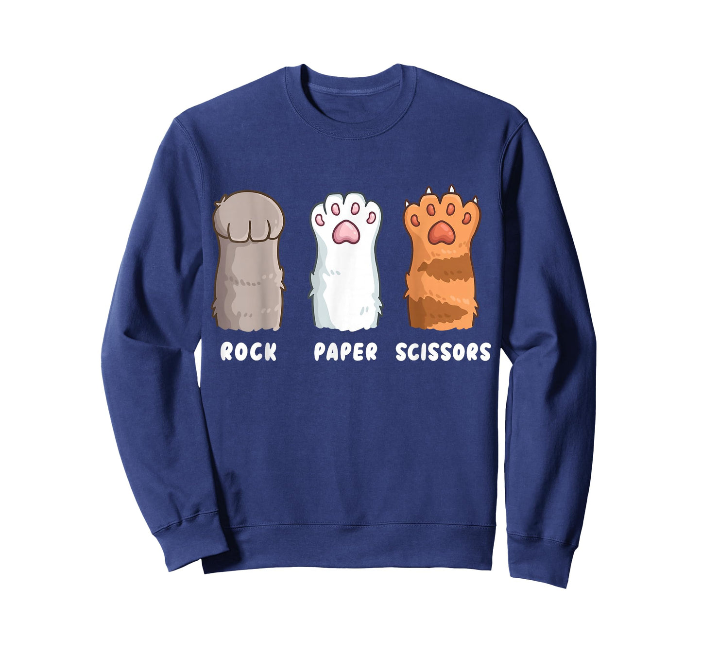 Cat Lover Cat Owner Funny Cat Rock Paper Scissors T-Shirt