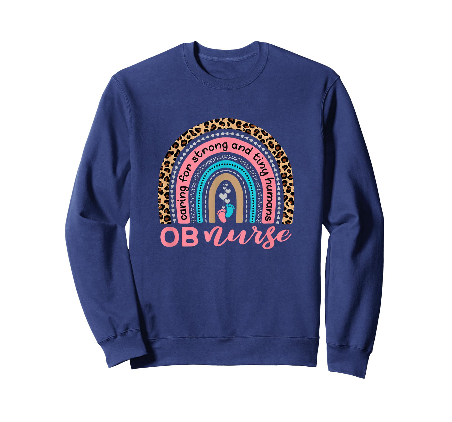 Cute OB Nurse Rainbow - Obstetrics - OB Gyn - Labor Delivery T-Shirt