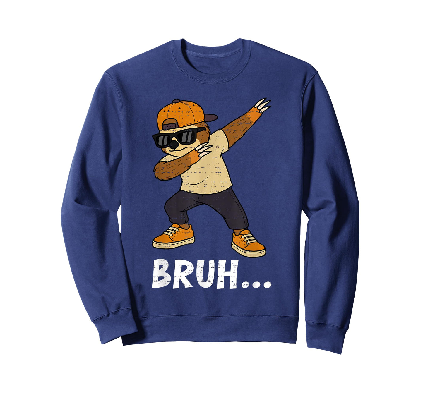 Funny Dabbing Sloth Bruh Bro Dab Meme Humor Animal Lover T-Shirt