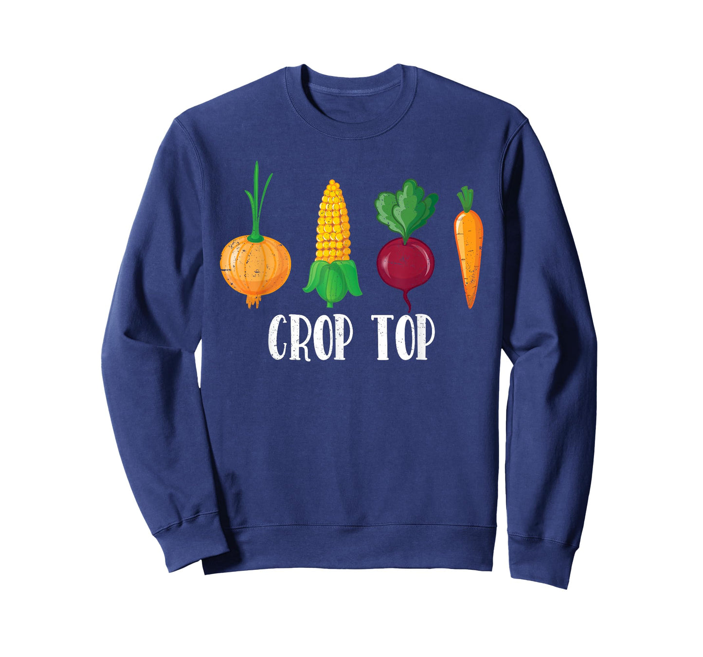 Crop Top Funny Farming Root Vegetable Gardening Farmer T-Shirt